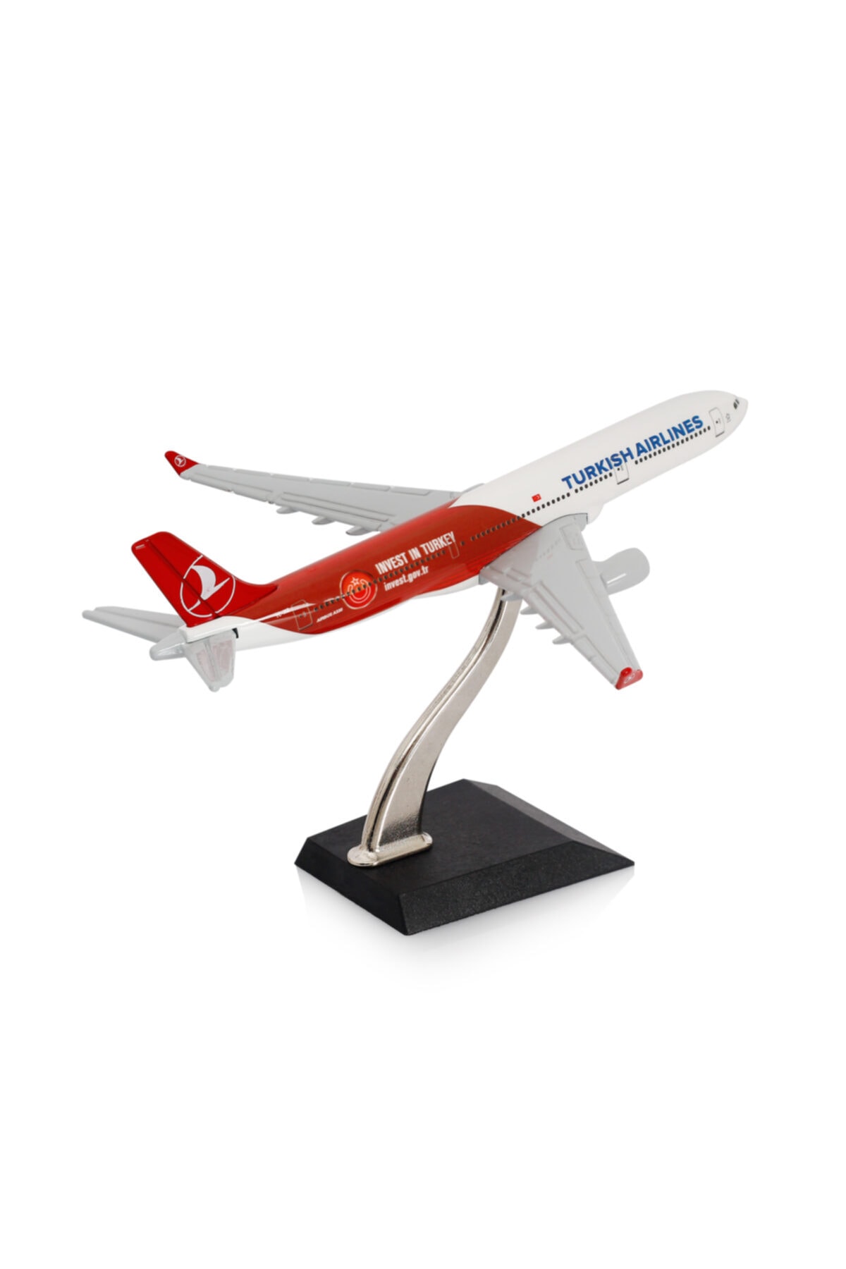 zekupp Turkish Airlines Invest In Turkey Metal Gövde A330-300 1/400 Maket Uçak