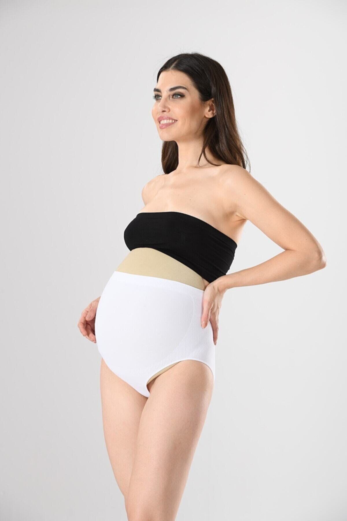 Etoile Miss Fit Kadın Dikişsiz Yüksek Bel Hamile Lohusa Slip Külot Seamless Örme 1019