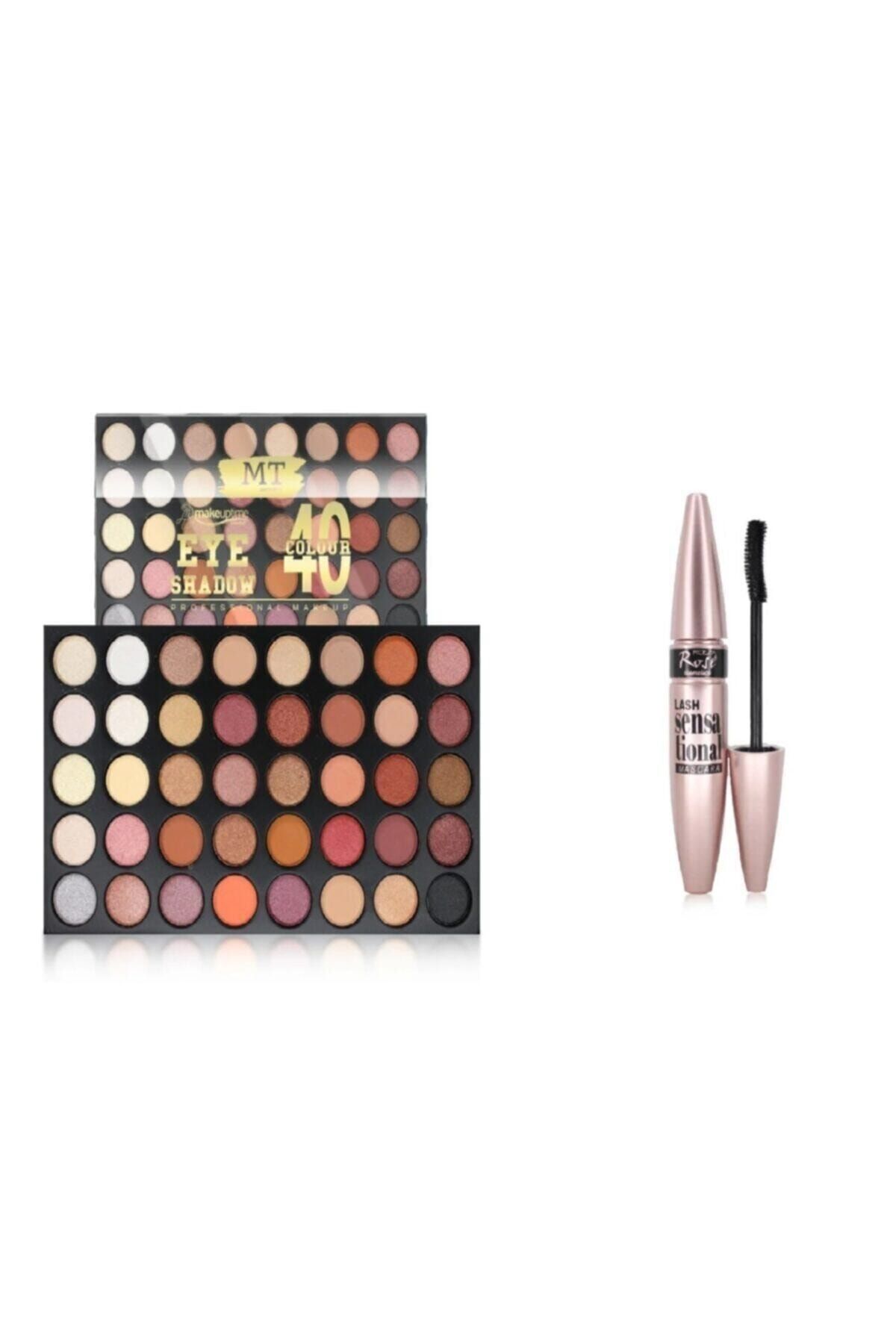 Makeuptime Mt 40 Lı Far Paleti Mt40fp + Lash Sensational Maskara Rimel R17