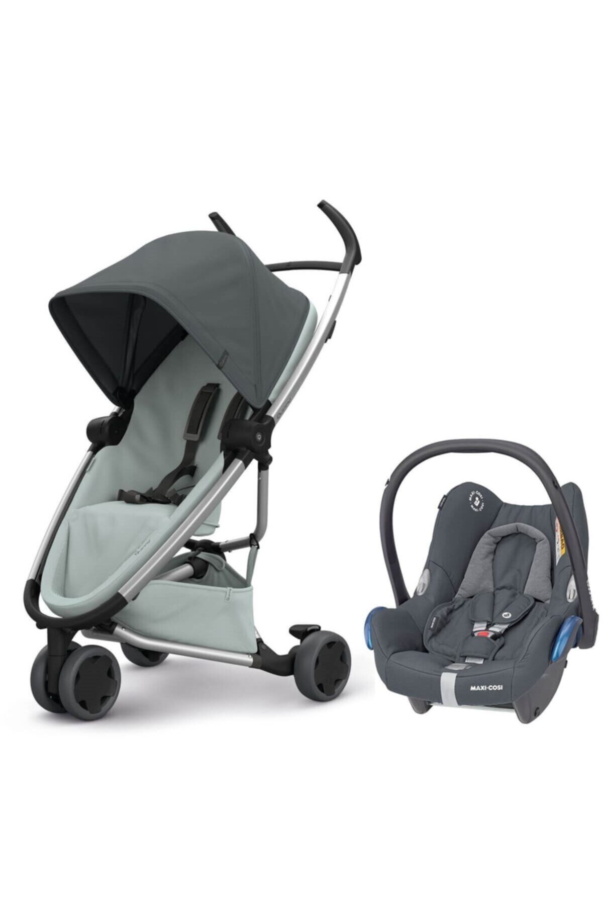 Chicco Quinny Zapp Flex Travel Sistem Bebek Arabası / Graphite On Grey