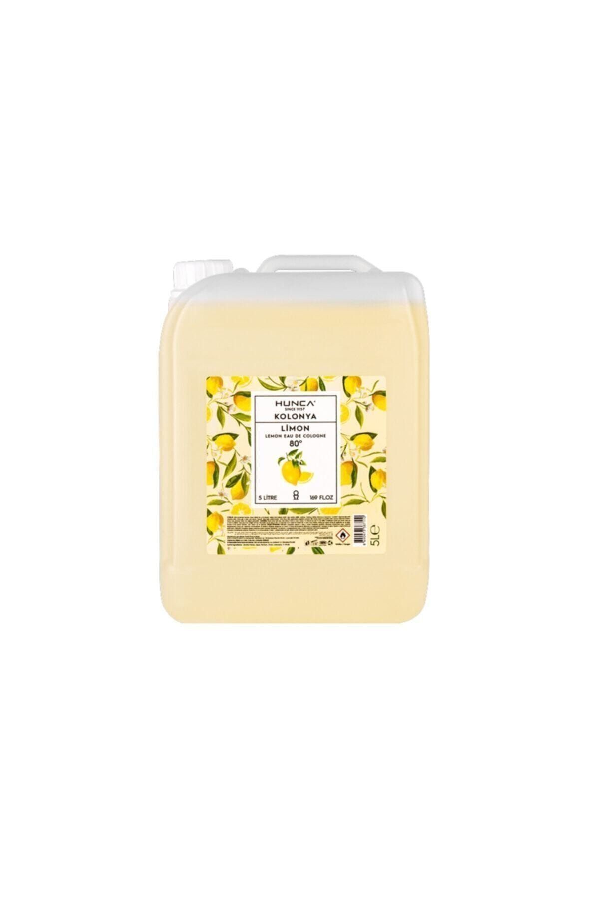 Hunca 5 Litre 80 Derece Limon Kolonyası