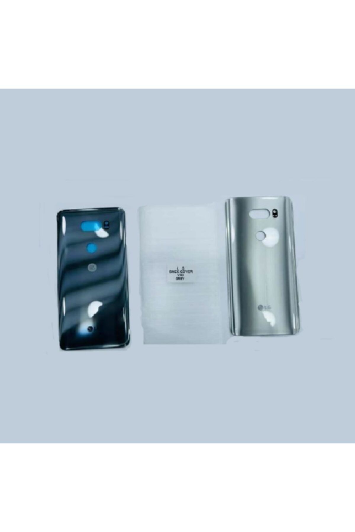 KDR Lg V30 Arka Pil Batarya Kapağı Gri