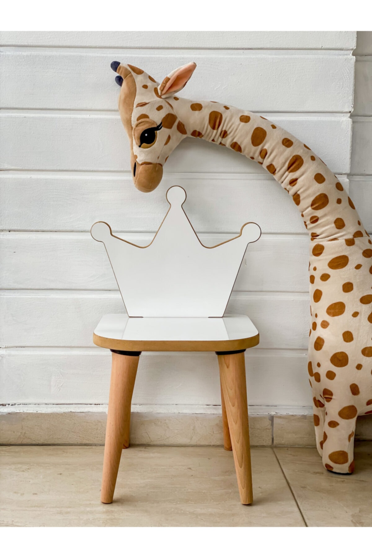 WoodBabyStore Montessori Taç Aktivite Sandalye