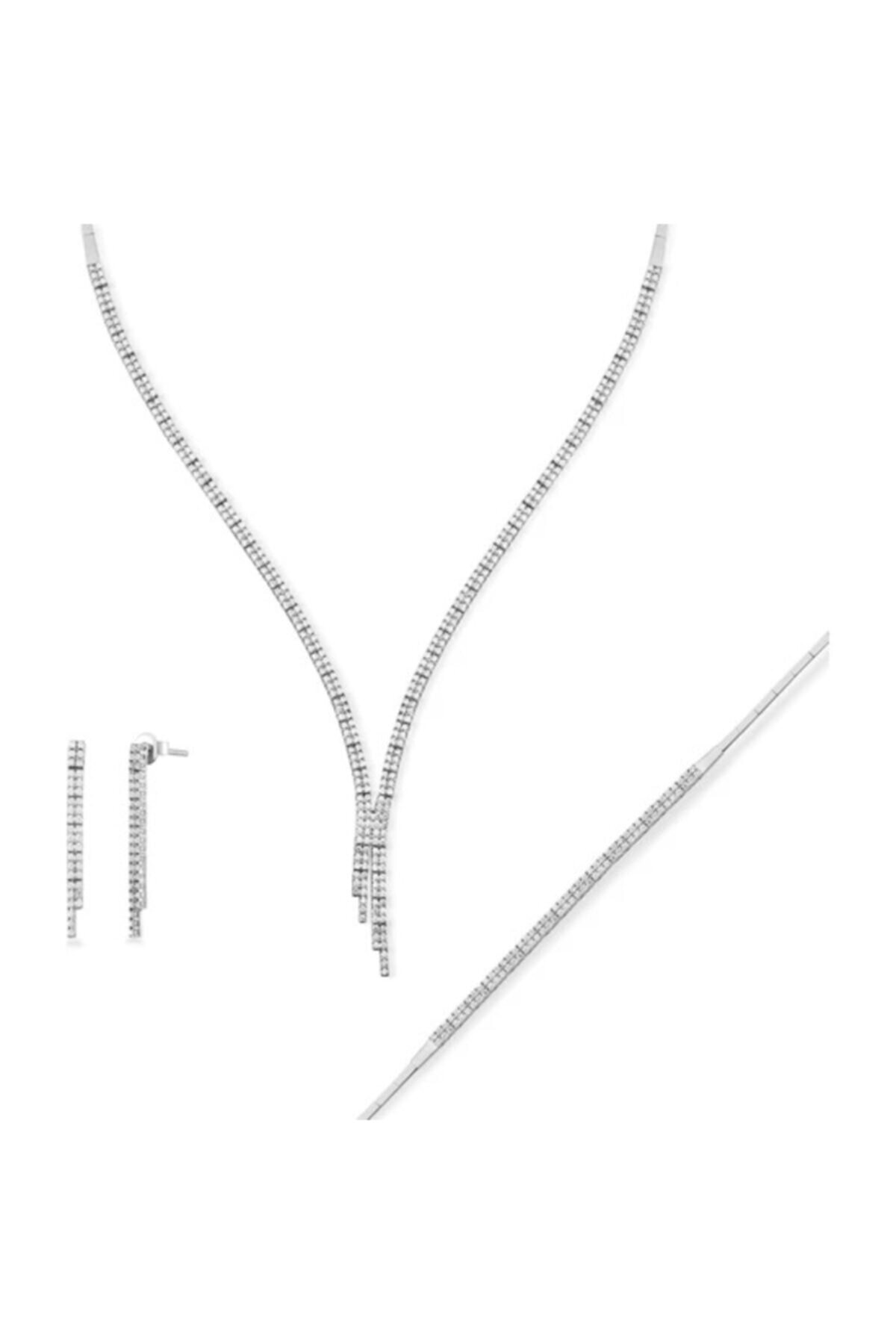 Caner Kuyumcusu 14 Ayar Beyaz Altın Su Yolu