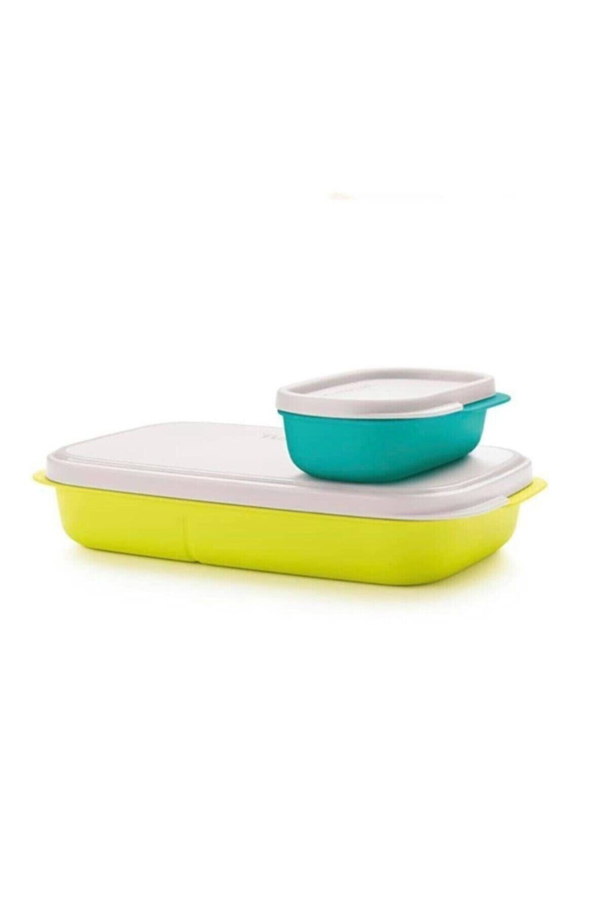 Tupperware Beslenme Kutusu Bölmeli 590ml+120ml