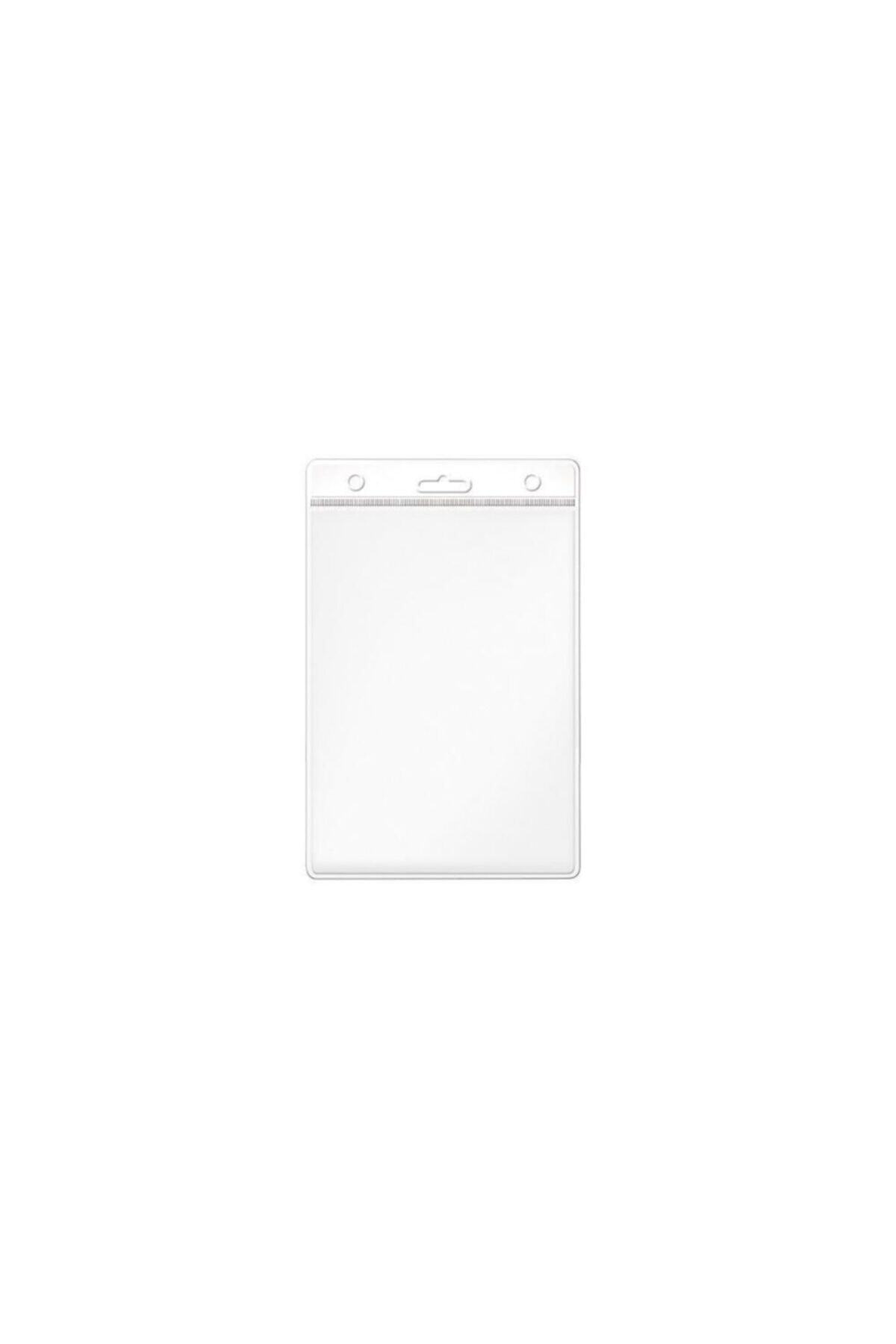 Mapi 54*86mm Plastik Yaka Kartı Poşeti Kot:3512 Dikey Şeffaf 100 Adet