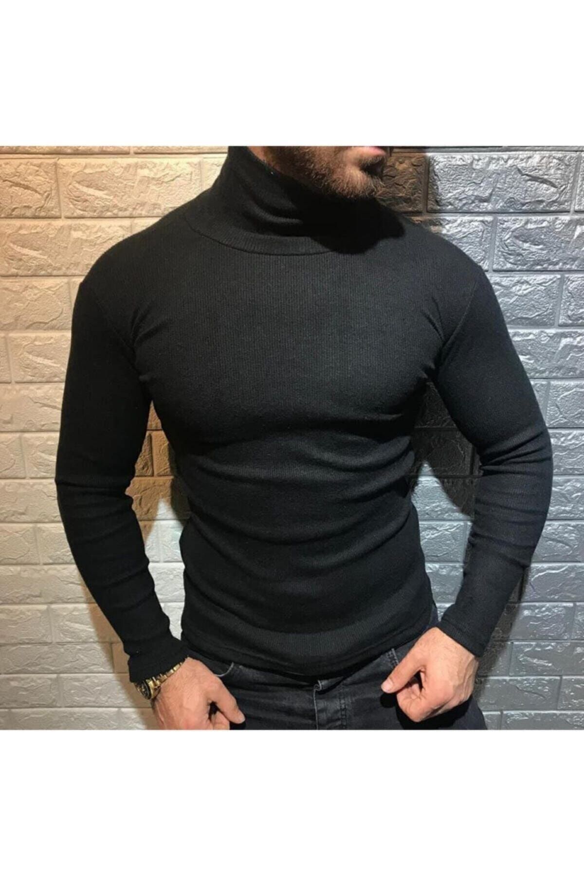 wood'sman Balıkçı Yaka %100 Siyah Renk Akrilik Bady