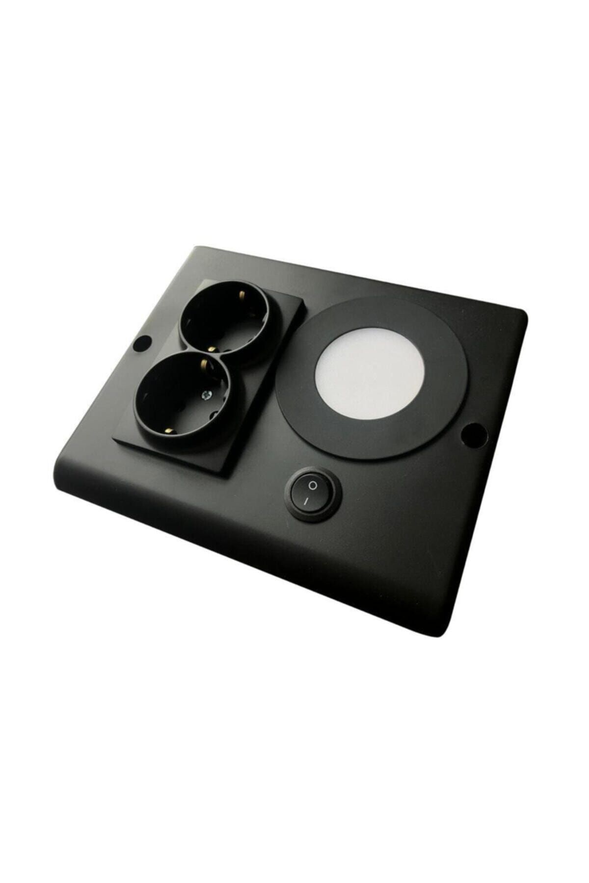 TEKNOLOJİ ELEKTRİK 3 W Mutfak Tezgah/dolap Altı Led Prizmatik Mat Siyah