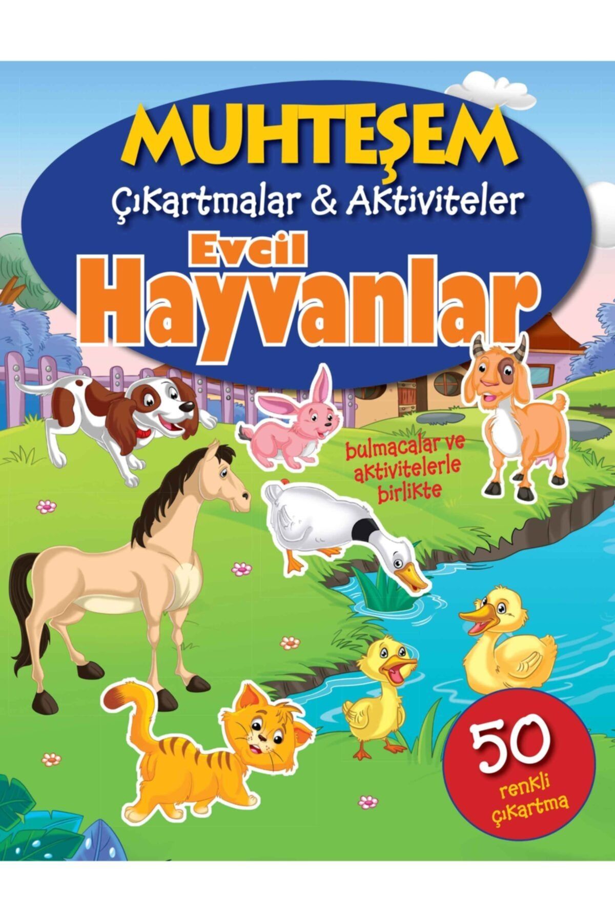 ELMA Yayınevi Muhteşem Çıkartmalar Ve Aktiviteler - Evcil Hayvanlar
