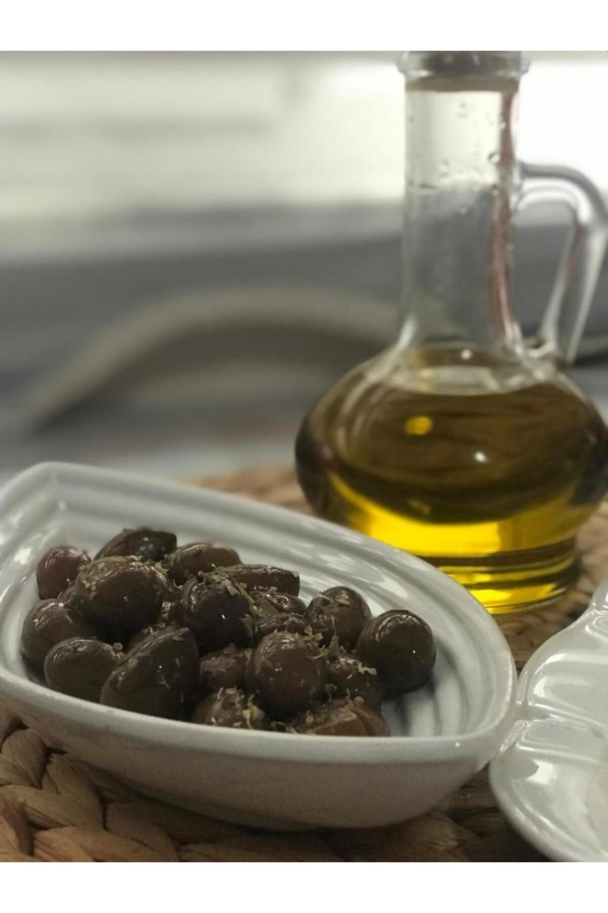 marsyas gıda Yağlı Yeşil Kırma Zeytin 1 Kg
