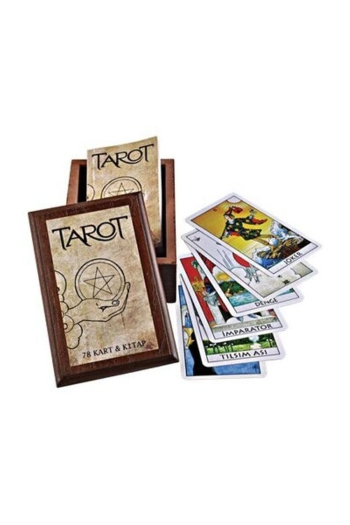 Delta Kültür Yayınevi Delta Kültür Yayınları Tarot 78 Kart Ve Kitap Ahşap Kutulu