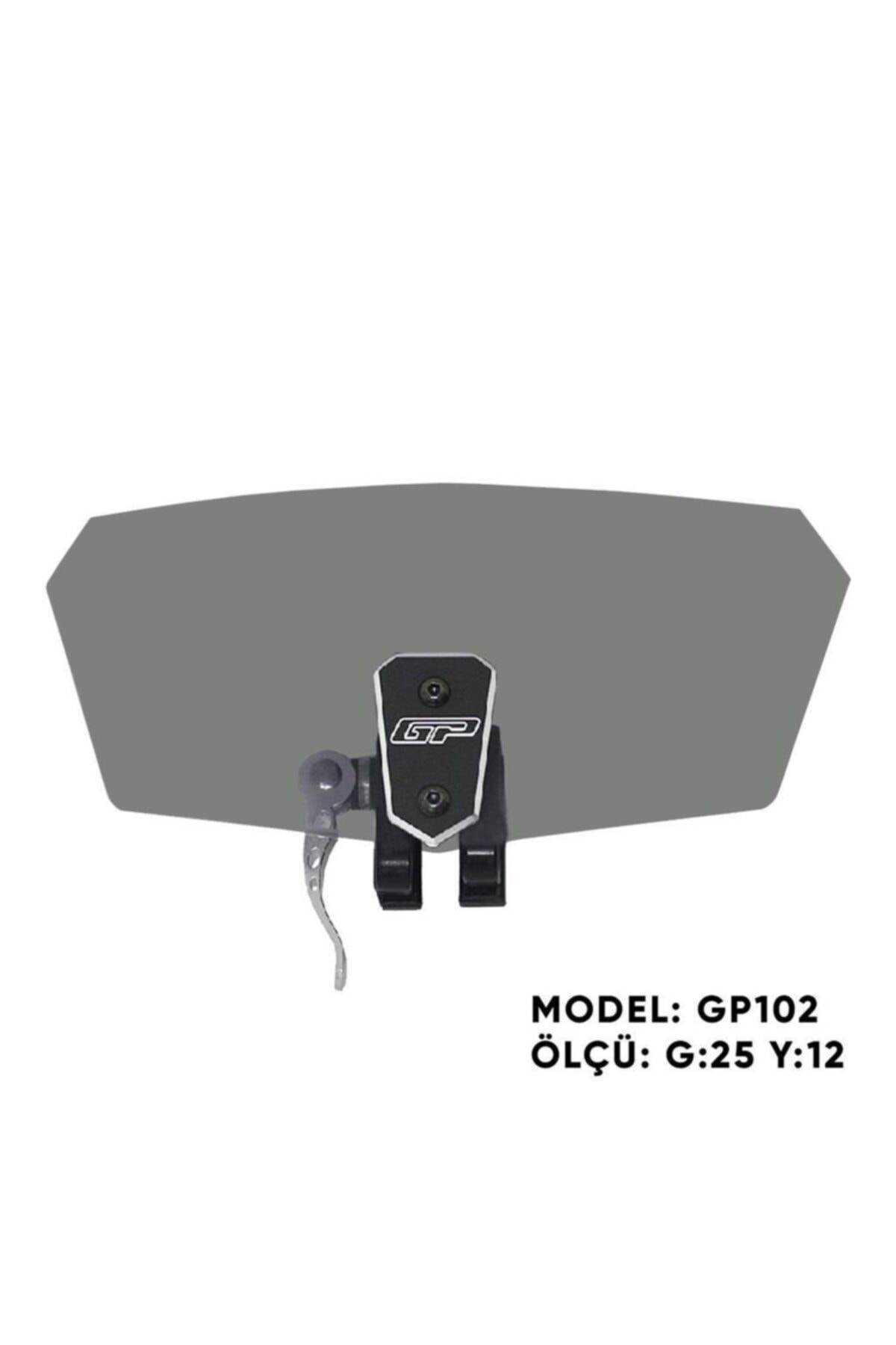 motoçarşım Gp Kompozit Gp102 Üniversal Asansörlü Deflektör Füme