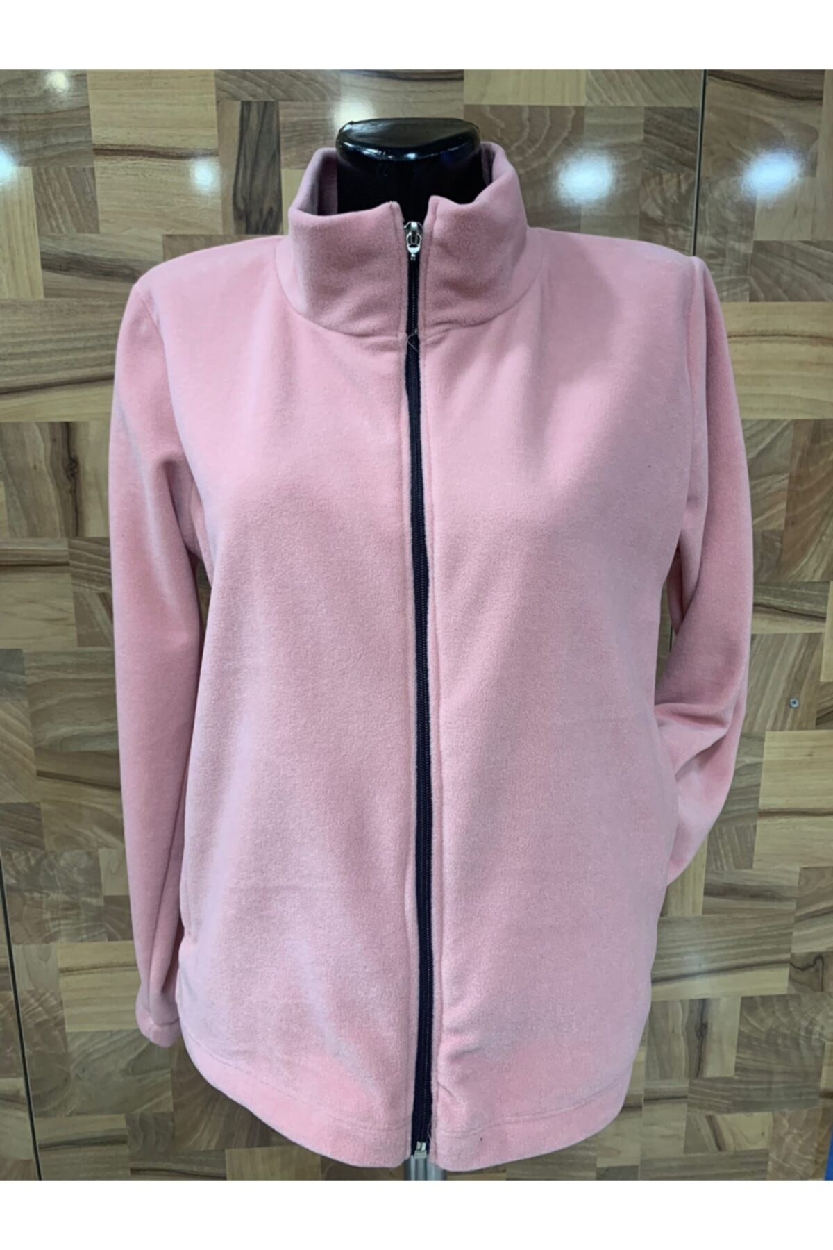 Havalı Giyim Kadın Pembe Polar
