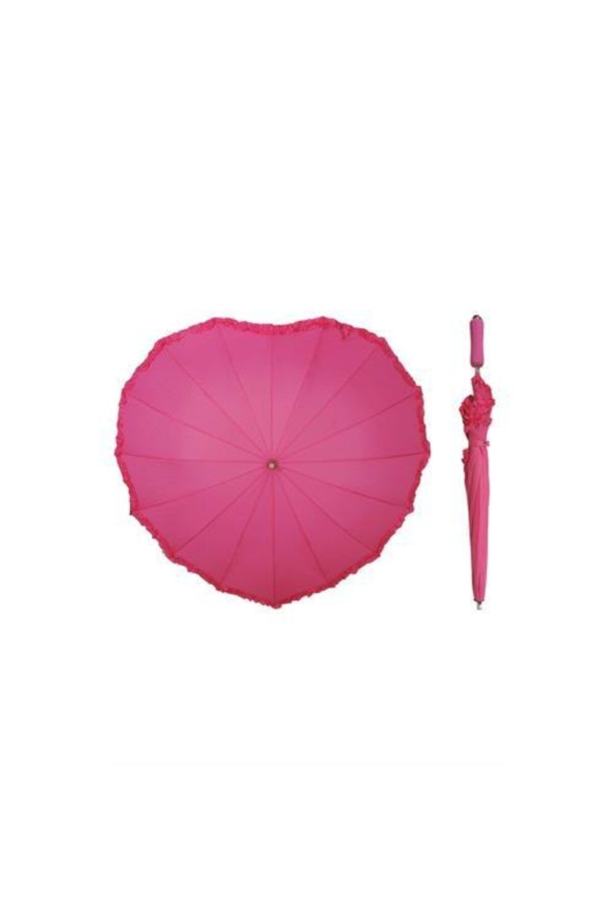 tab ticaret Kaktüskedi Pembe Kalpli Kadın Şemsiyesi 711570