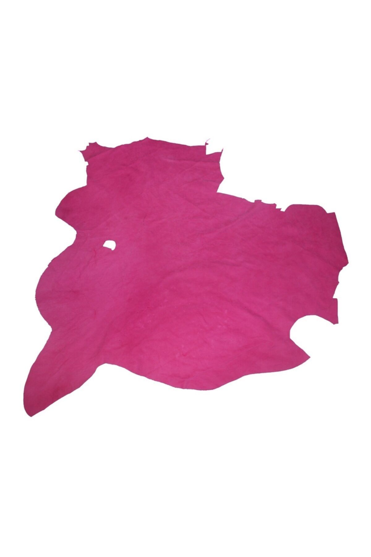 MUY Collection Muy Pembe Hakiki Parça Deri