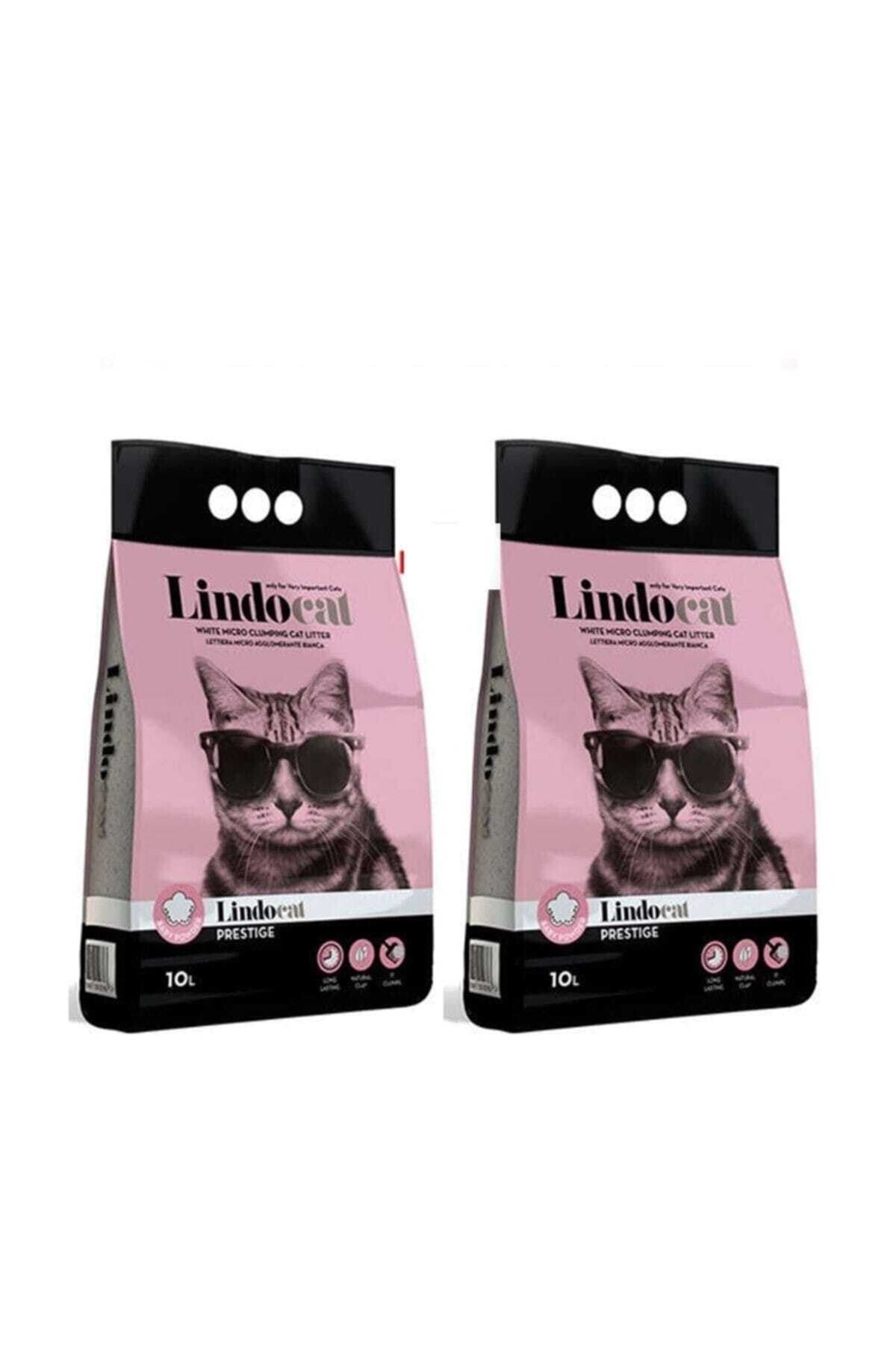 Lindo Cat Baby Powder Kokulu İnce Tane Kedi Kumu 10 Kg X 2 Adet