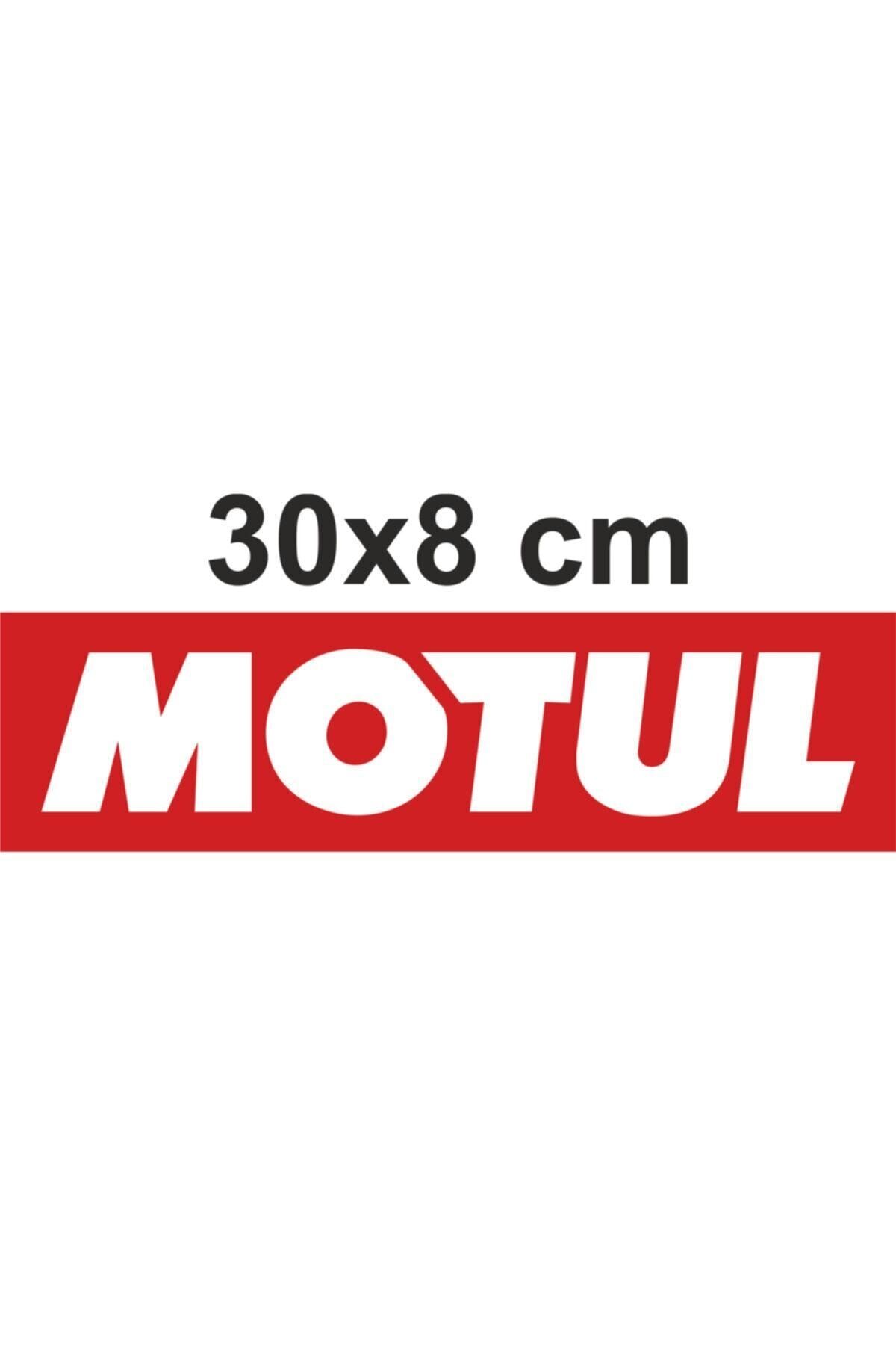 Oracal Motul Büyük Boy Oto Sticker, 30x8 Cm, Araba Sticker, Motor Sticker