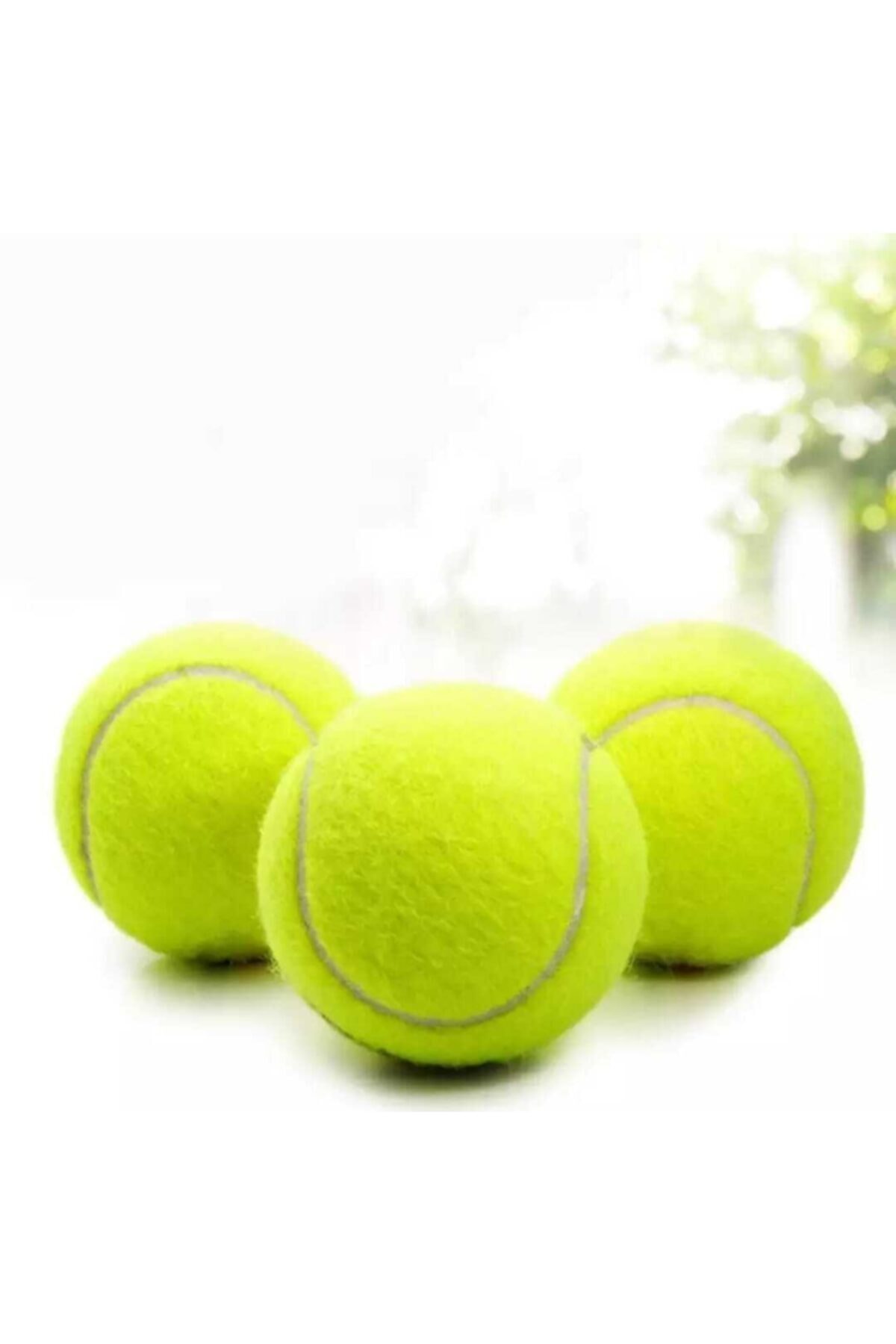 YSFDMR 3 Adet Sarı Tenis Topu Antrenman Tenis Topu