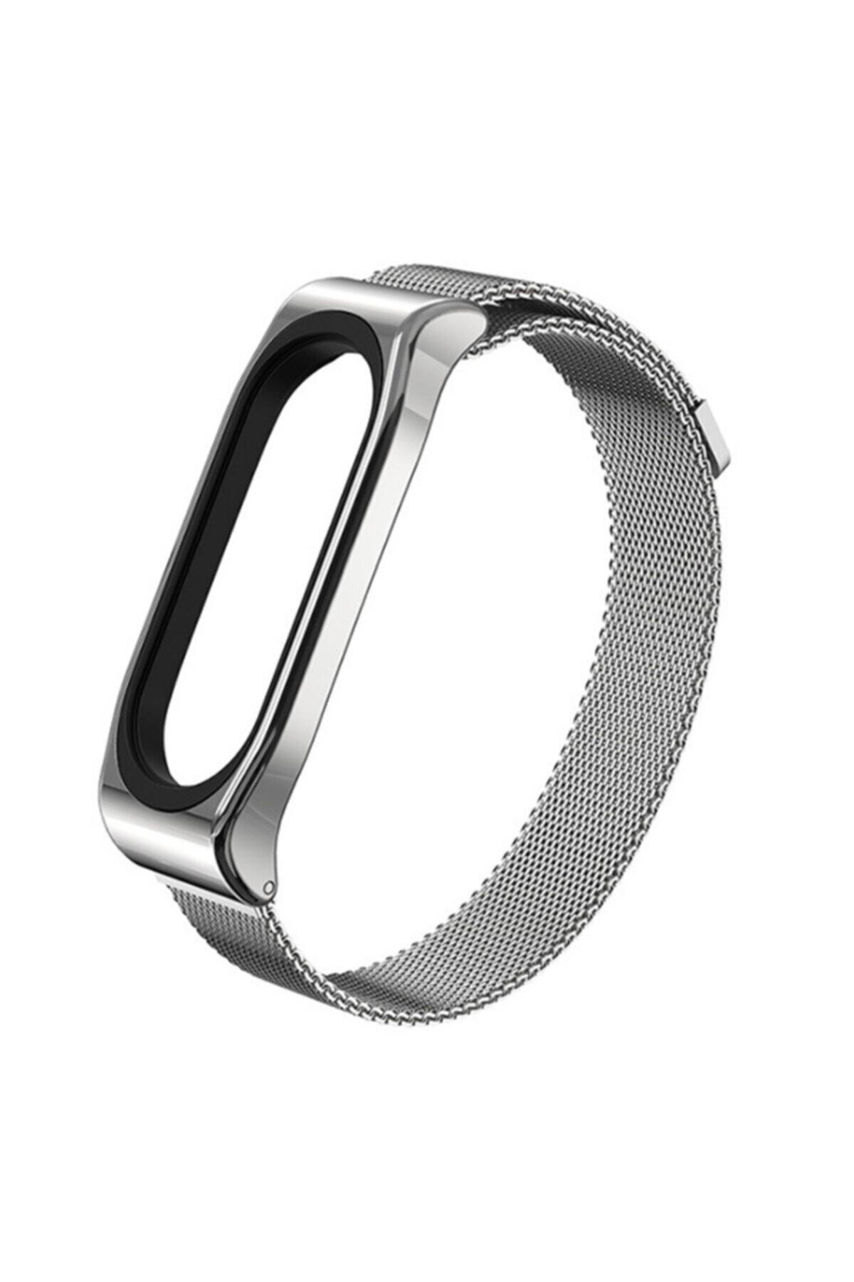 Ally Mobile Mijobs Xiaomi Mi Band 4-3 Metal Kayış Kordon Milano Loop