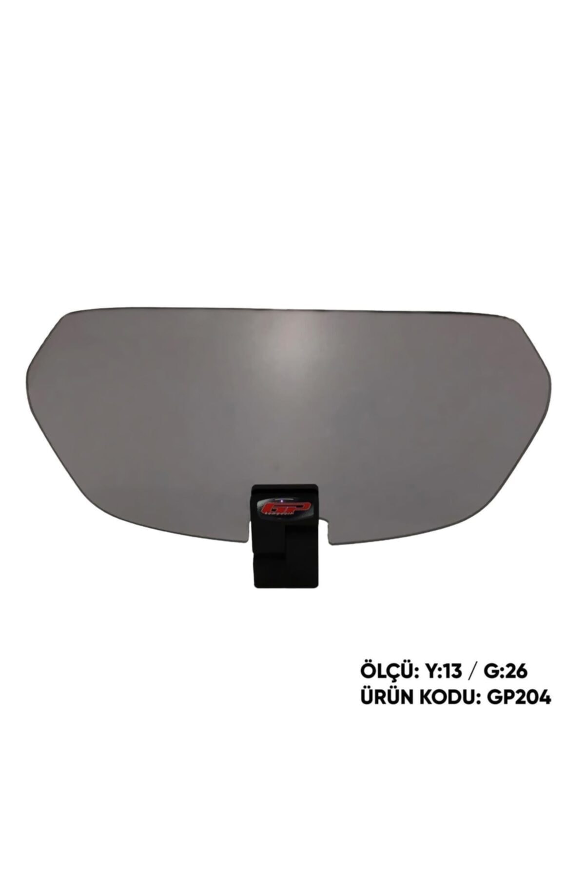 GP KOMPOZİT Gp204 Universal Rüzgar Saptırıcı (deflektör) Füme Gri Aparat