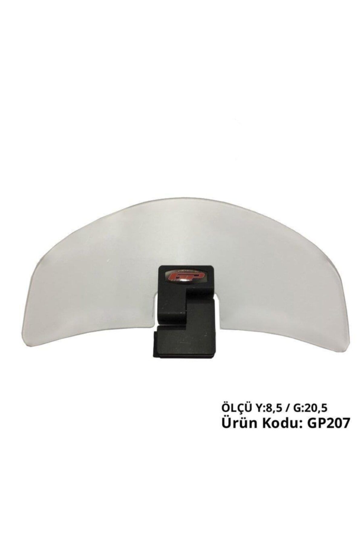 GP KOMPOZİT Gp207 Universal Rüzgar Saptırıcı (deflektör) Şeffaf Siyah Apar
