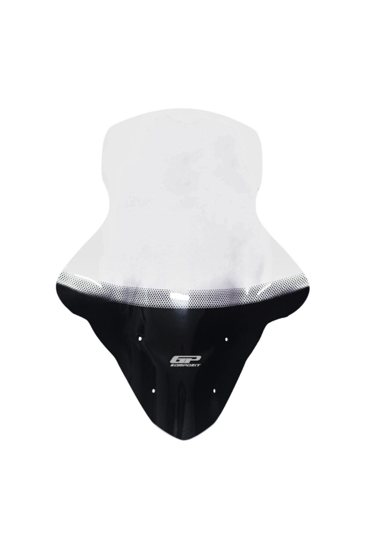 GP KOMPOZİT Yamaha Nmax 125-155 2015-2020 Uyumlu Baskılı Elcik Korumalı Ön Cam Şeffaf 74 Cm