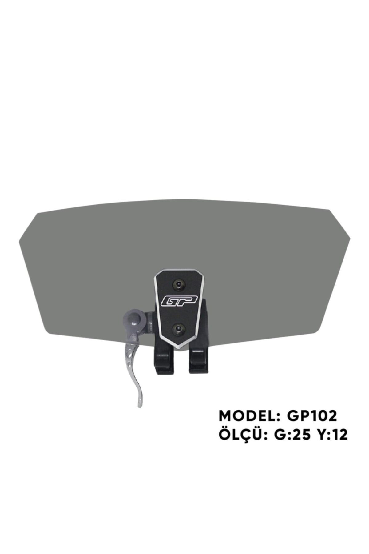 GP KOMPOZİT Gp102 Universal Asansörlü Deflektör Füme Gri Aparat