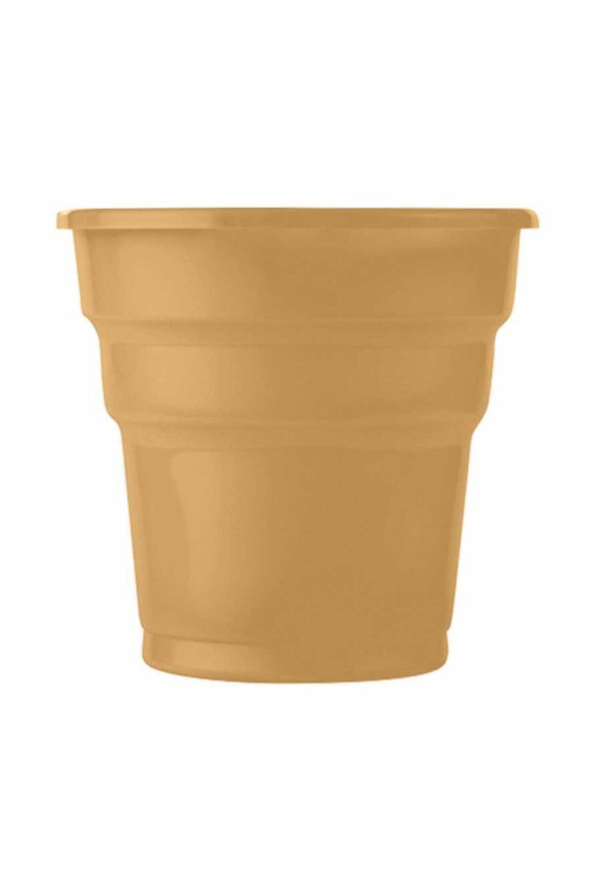 Skygo Plastik Meşrubat Bardağı Altın Renk 180cc-7oz 25li-