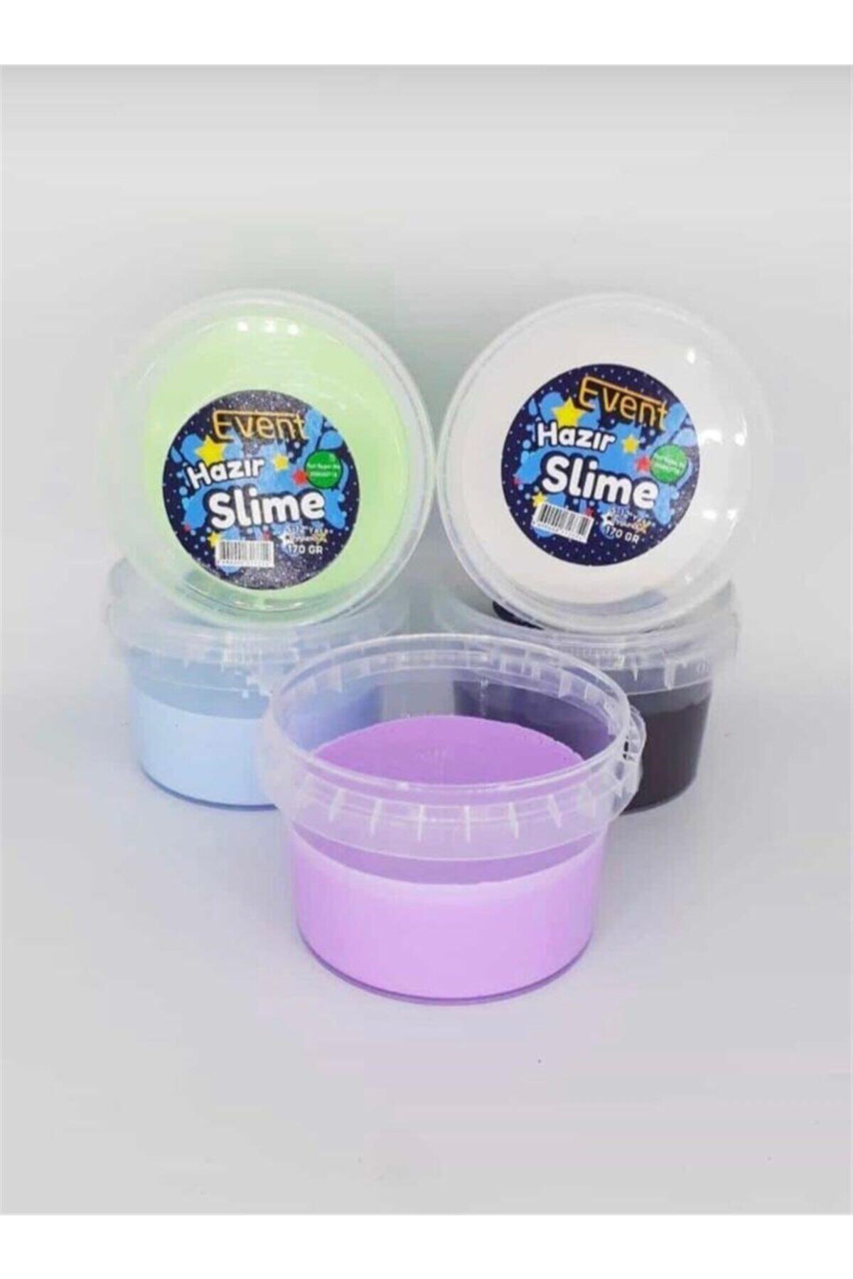 EVENT Hazır Slime Pofuduk Neon Pastel Renk Büyük Boy Sağlık Test Raporlu 1 Adet