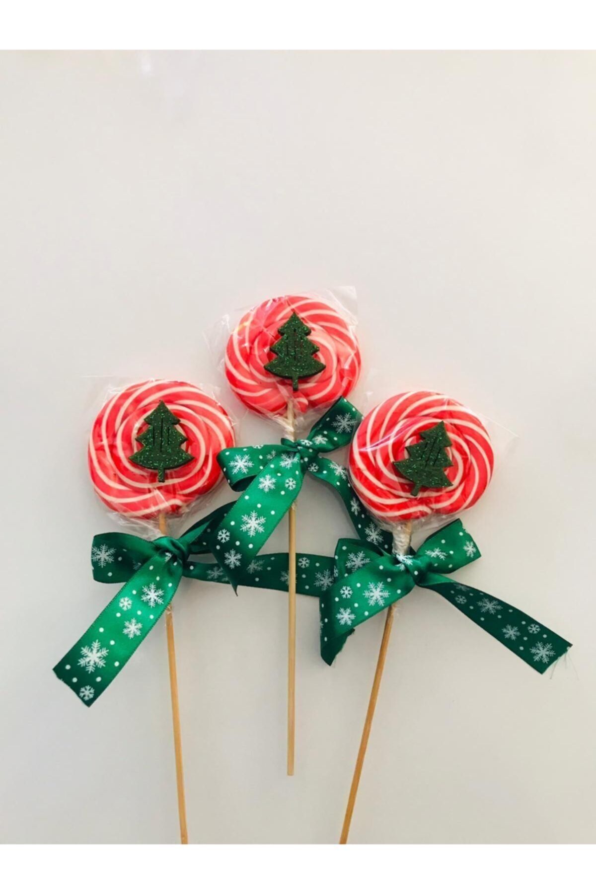 hediyedebiz Yılbaşı Lolipop Şeker 5 Adet