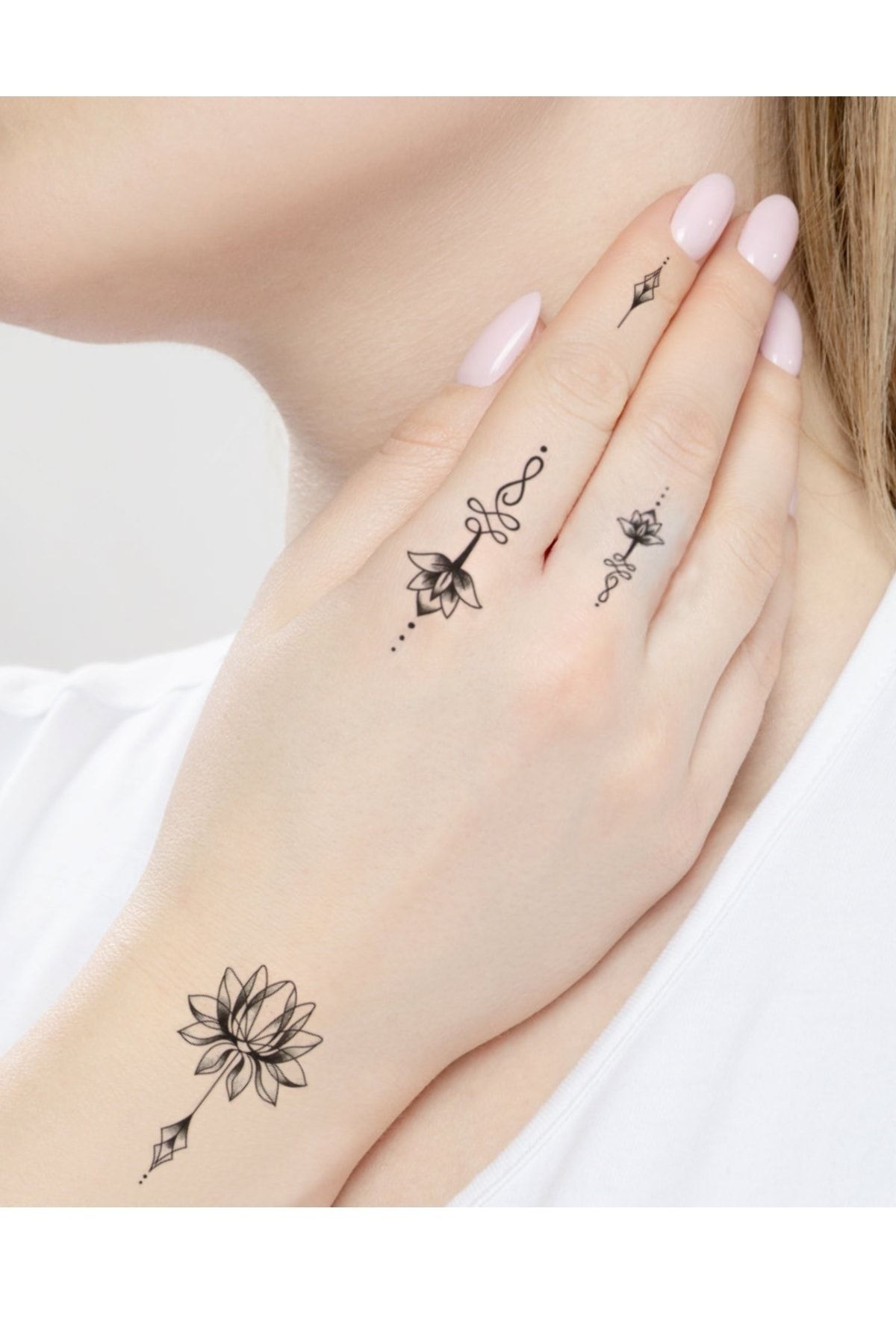 BP Tattoo Lilium Mini Boy Geçici El Dövmesi