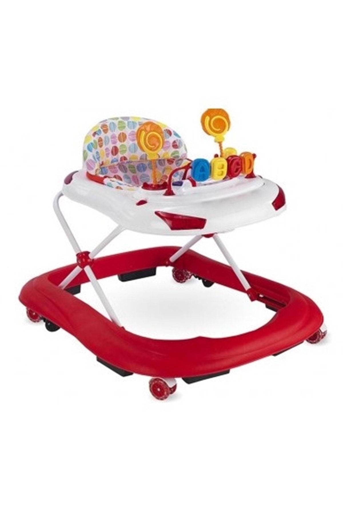 BabyHope 218 Tobby Yürüteç (kırmızı Beyaz)