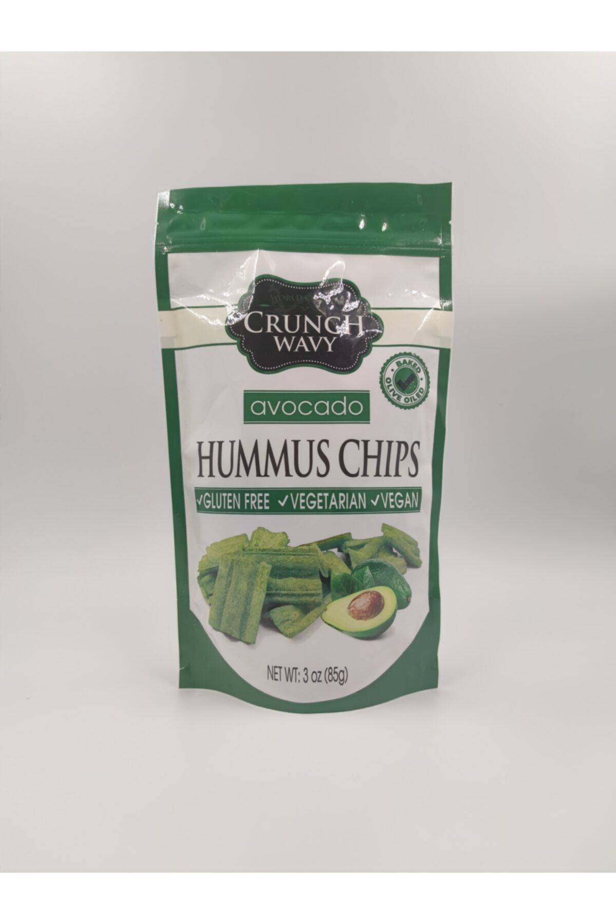 CRUNCH STICK Avacado Glutensiz Vegan Vejetaryen Humus Cips