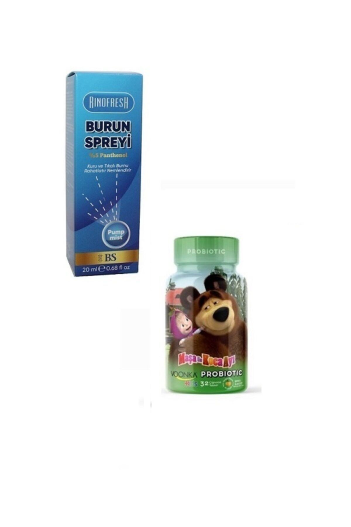 RINOFRESH Panthenol Burun Spreyi 20 Ml+ Çocuklar Için Probiyotik 32 Çiğneme