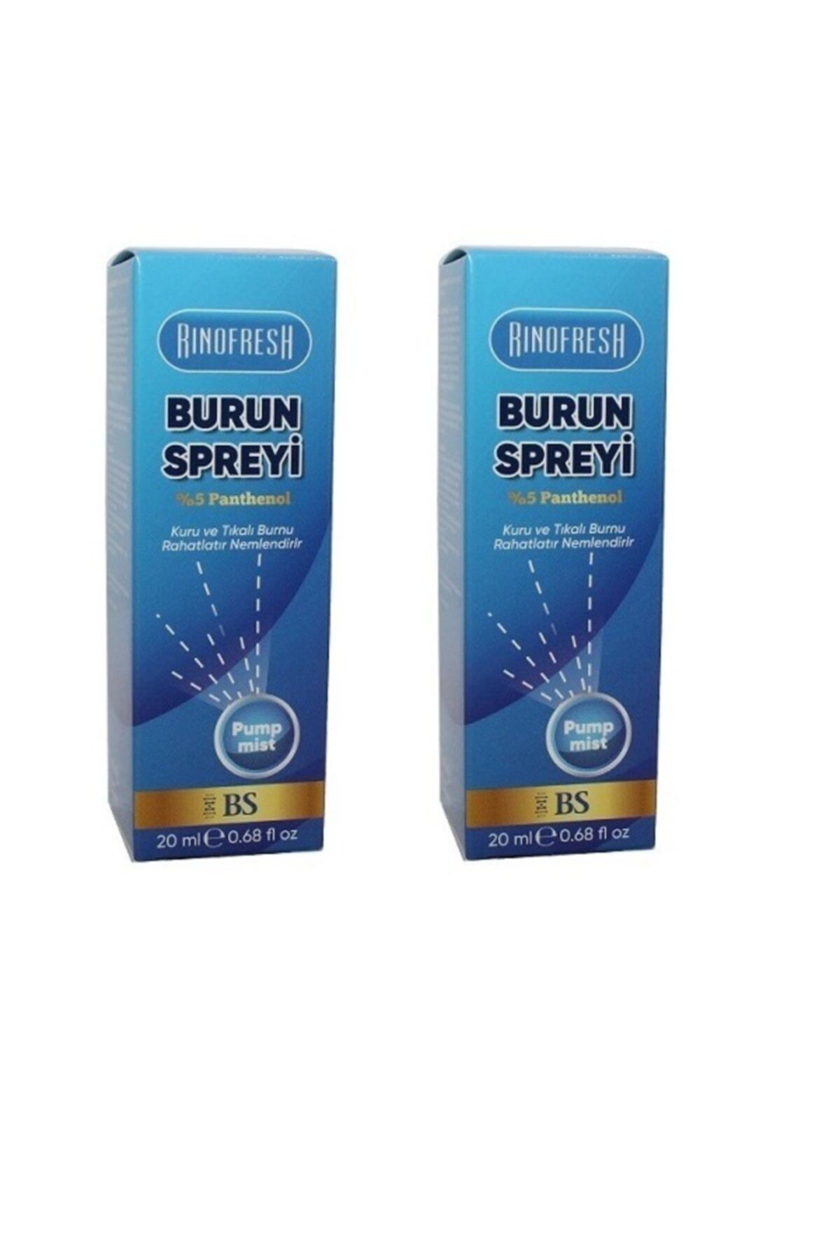 RINOFRESH Sinüzit, Soğuk Algınlığı, Alerji Için Panthenol Burun Spreyi 20 Ml X2