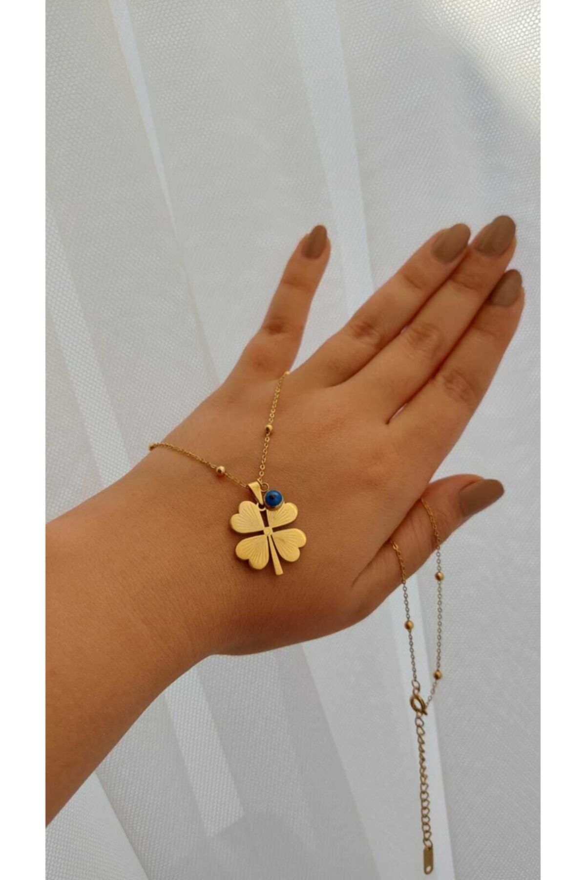 Mien Takı Yonca Kolye Çelik 316l