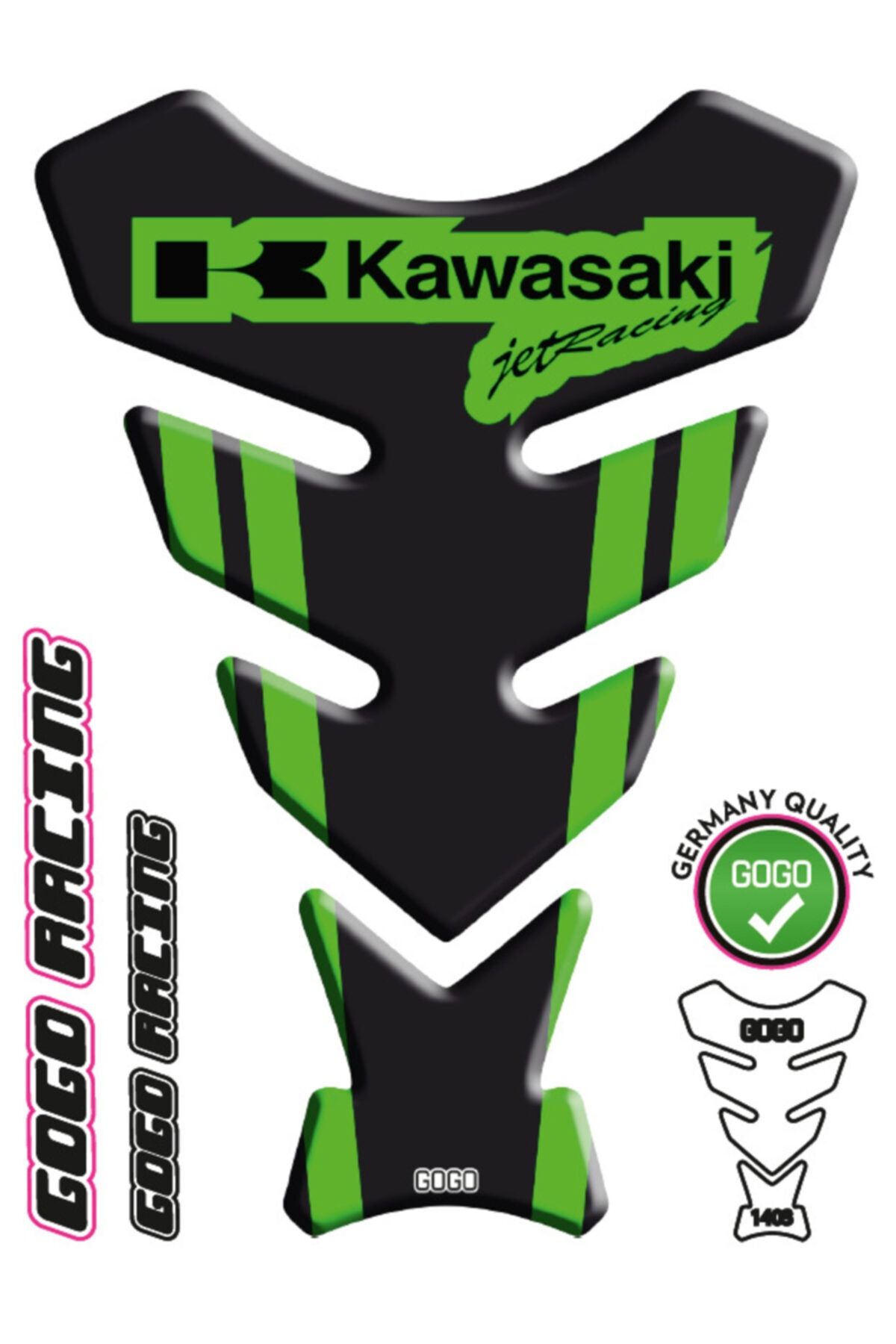 MotoExpressStore Kawasaki Universal Tank Pad