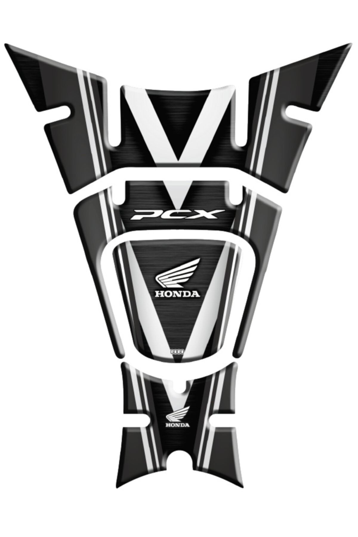 MotoExpressStore Honda Pcx 2018-2020 4 Parça Tank Pad