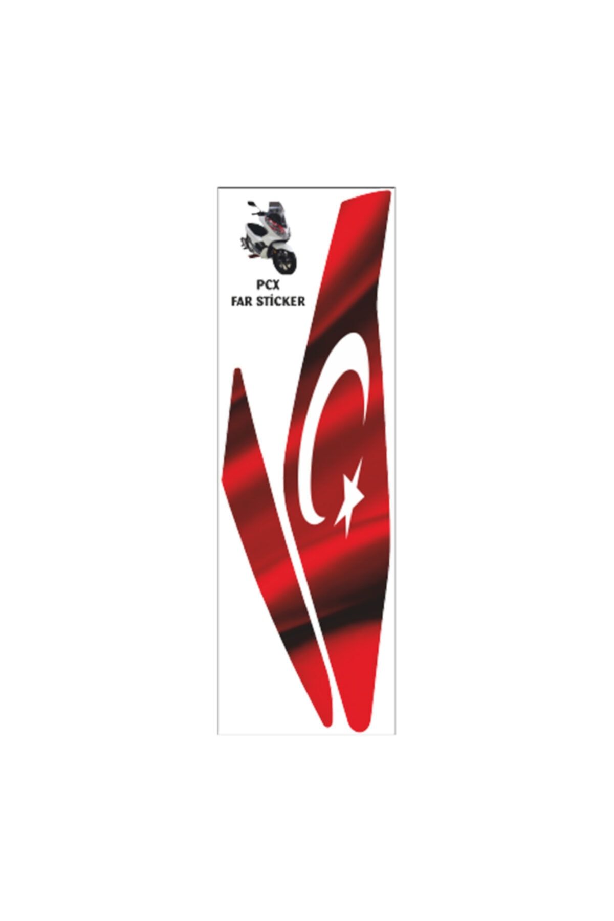 MotoExpressStore Honda Pcx 2018 Far Üstü Sticker