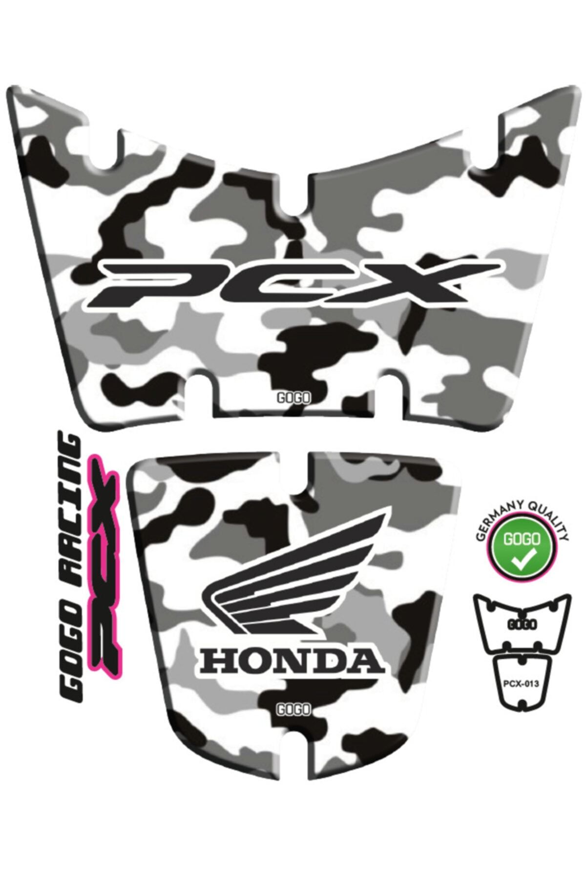 MotoExpressStore Honda Pcx 2014-2017 Tank Pad