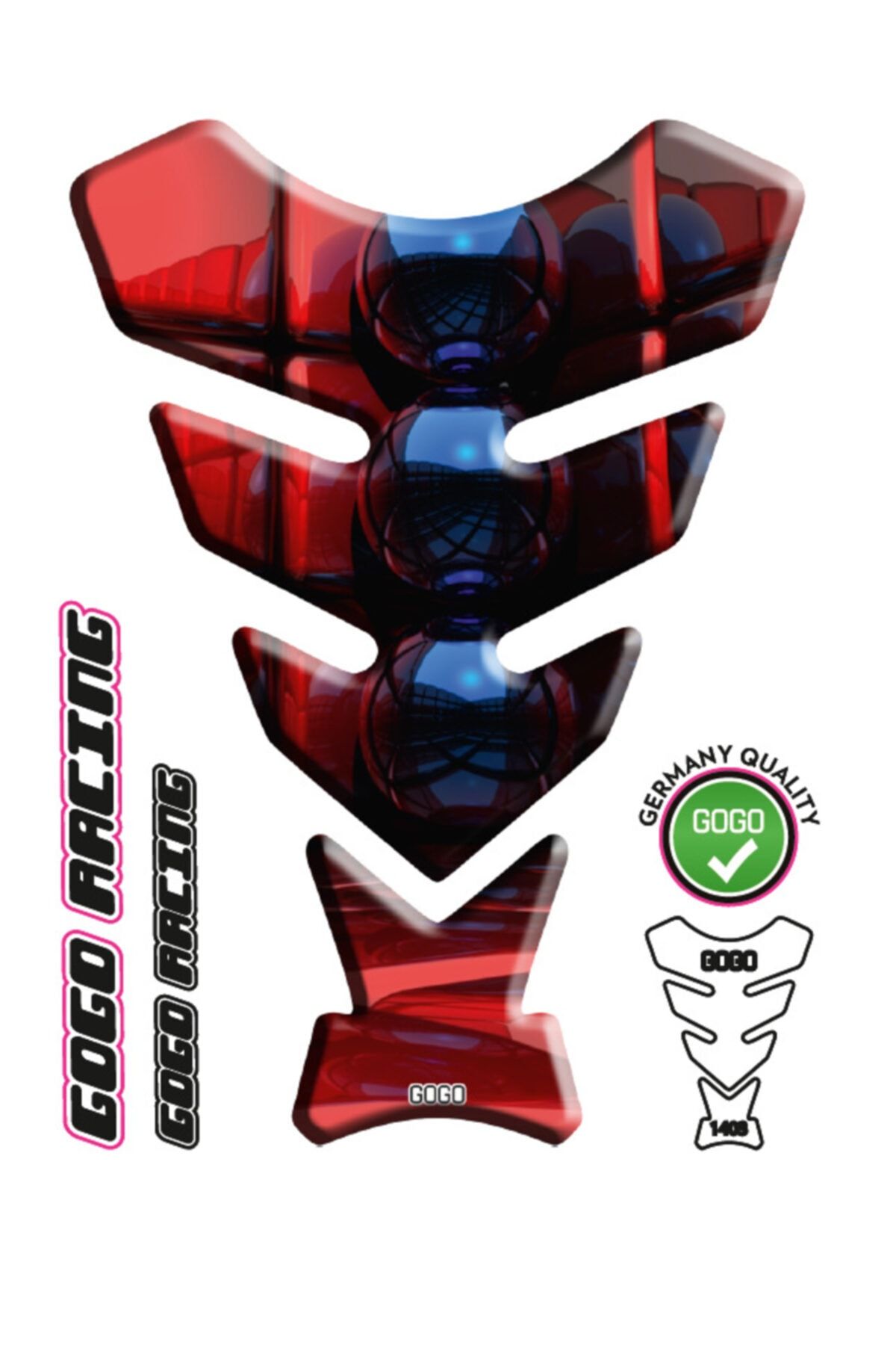 MotoExpressStore Stress Universal Tank Pad