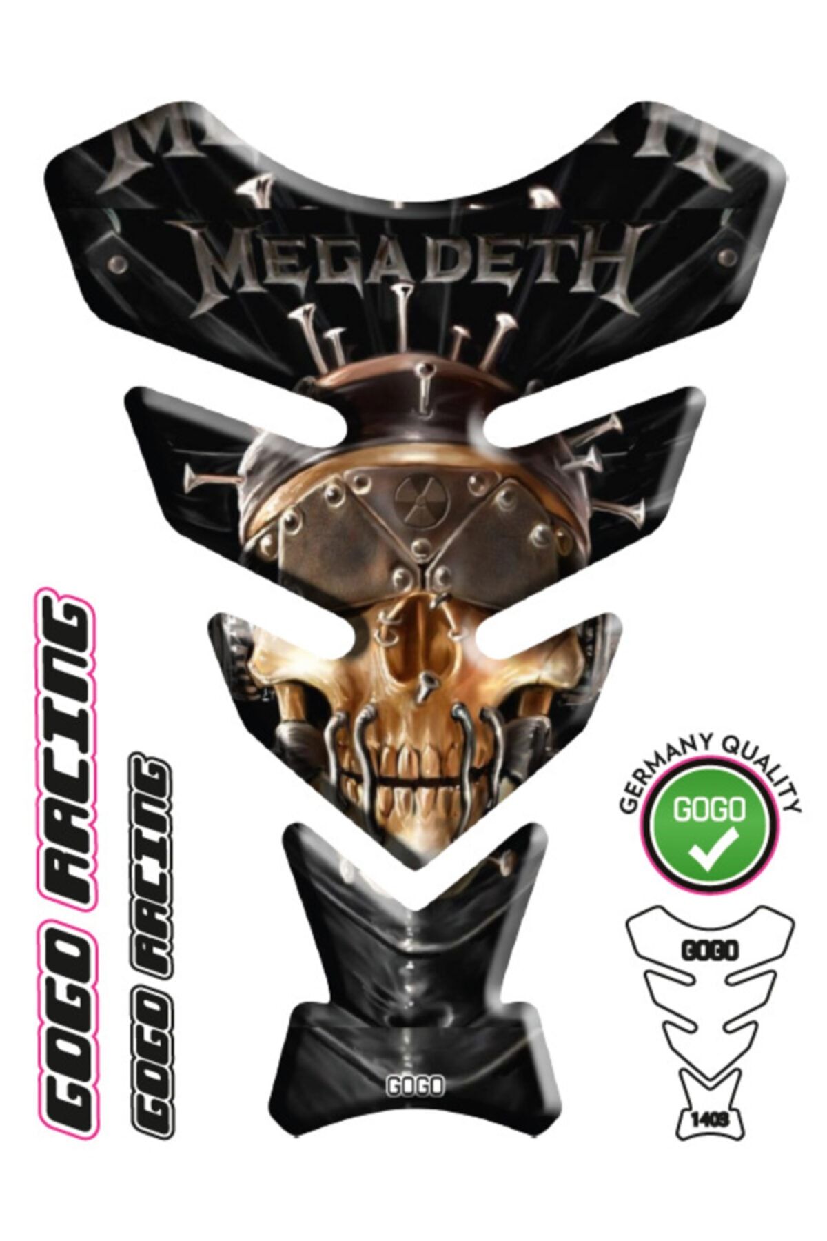 MotoExpressStore Mega Deth Universal Tank Pad