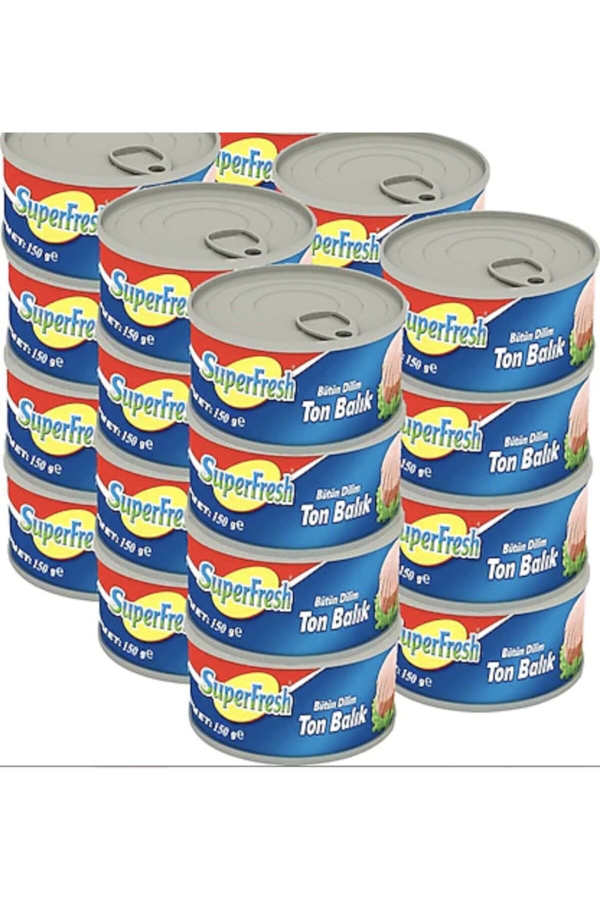 SuperFresh Bütün Dilim Ton Balığı 150 Gr X 24