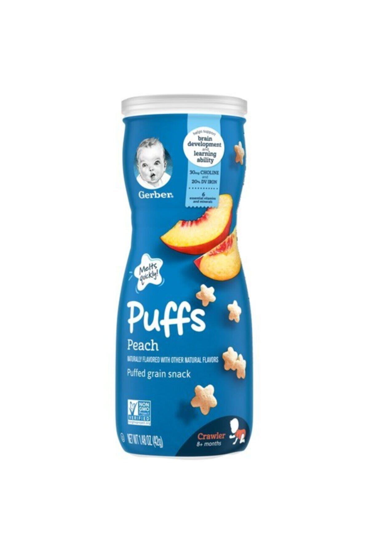 GERBER Puffs Peach Atıştırmalık 42 Gr.