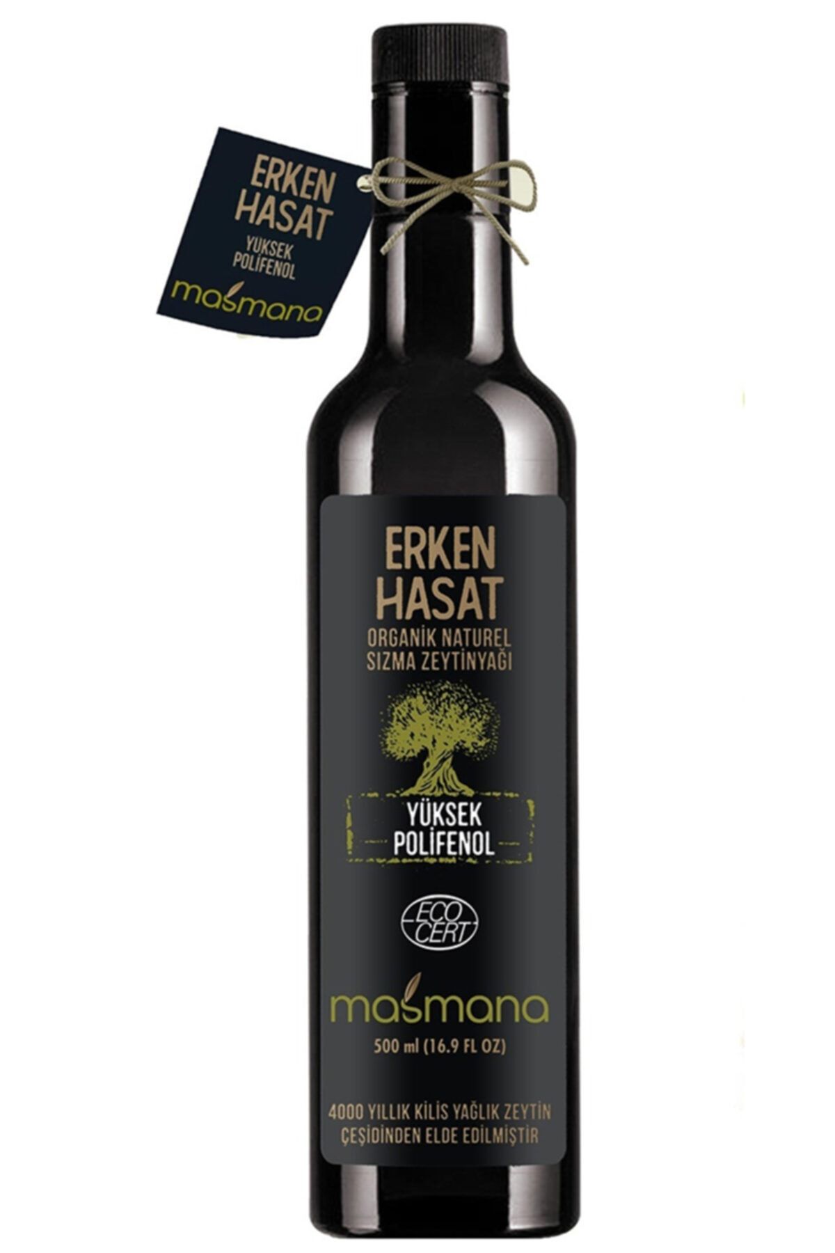 MASMANA Yeni Hasat Yüksek Polifenollü Zeytinyağı 250 Ml