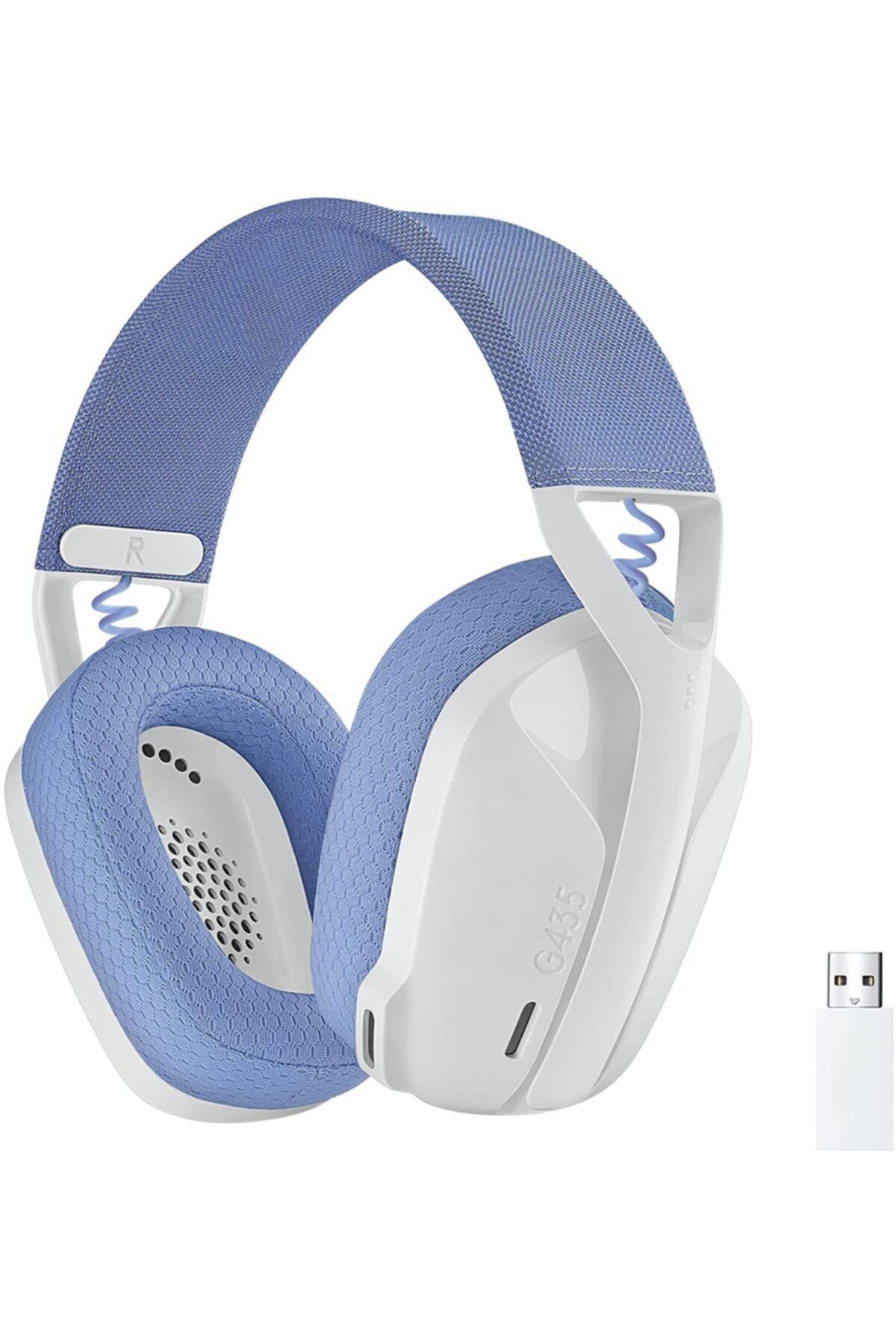 logitech G435 Lightspeed Kablosuz Gaming Kulaklık Beyaz 981-001074