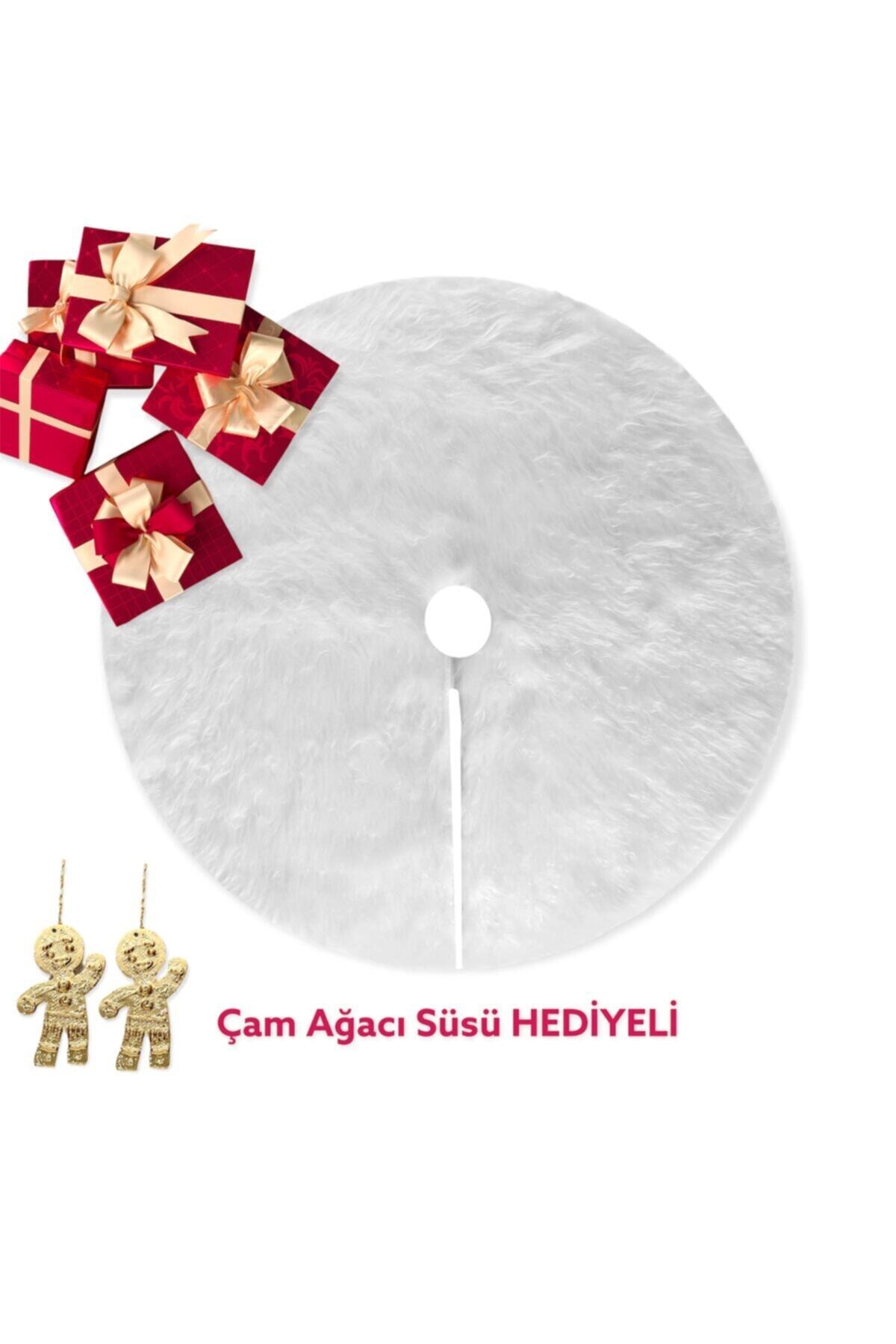 Epoksi Kalıp Yılbaşı Çam Ağacı Örtüsü Halısı ( Hediyeli ) , Yılbaşı Kaydırmaz Örtü Halı