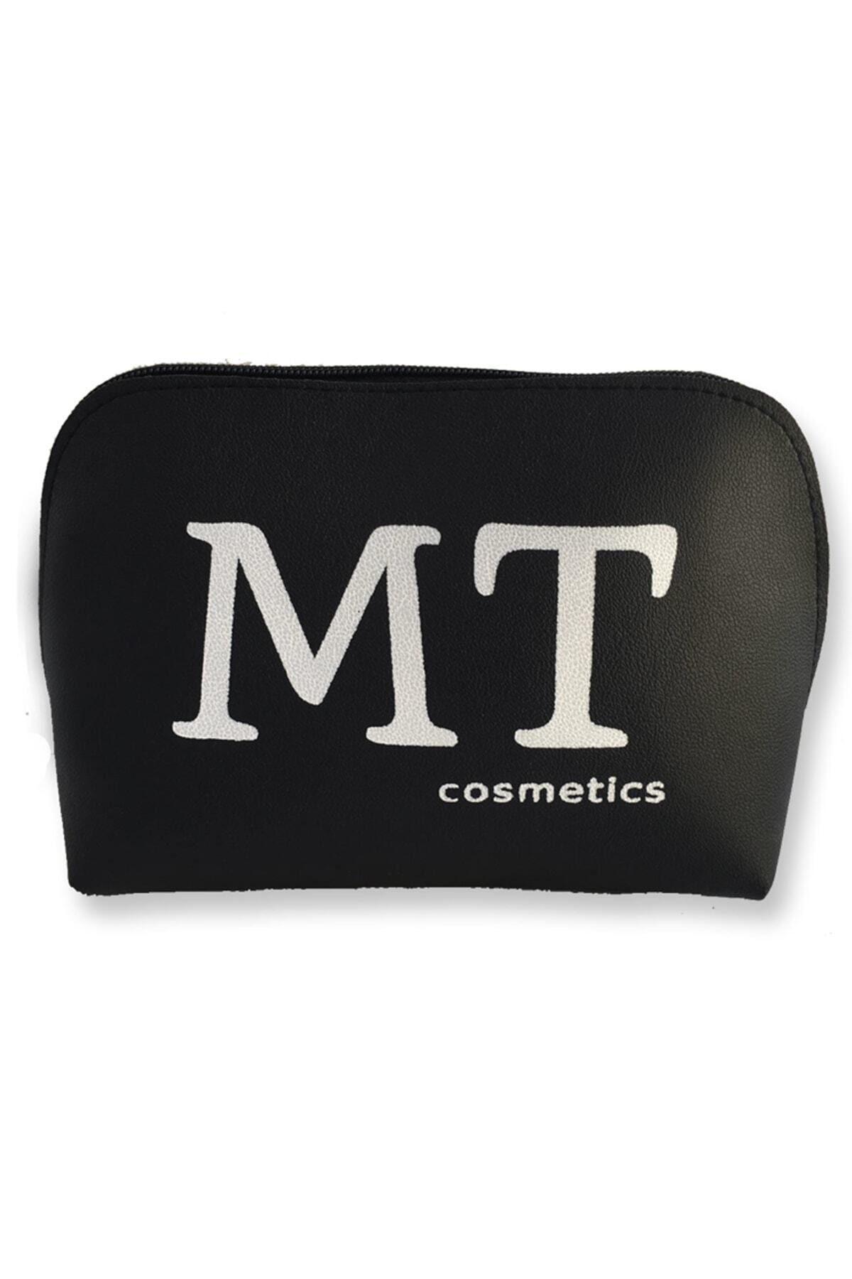 Makeuptime Mt Mat Deri Makyaj Çantası Siyah