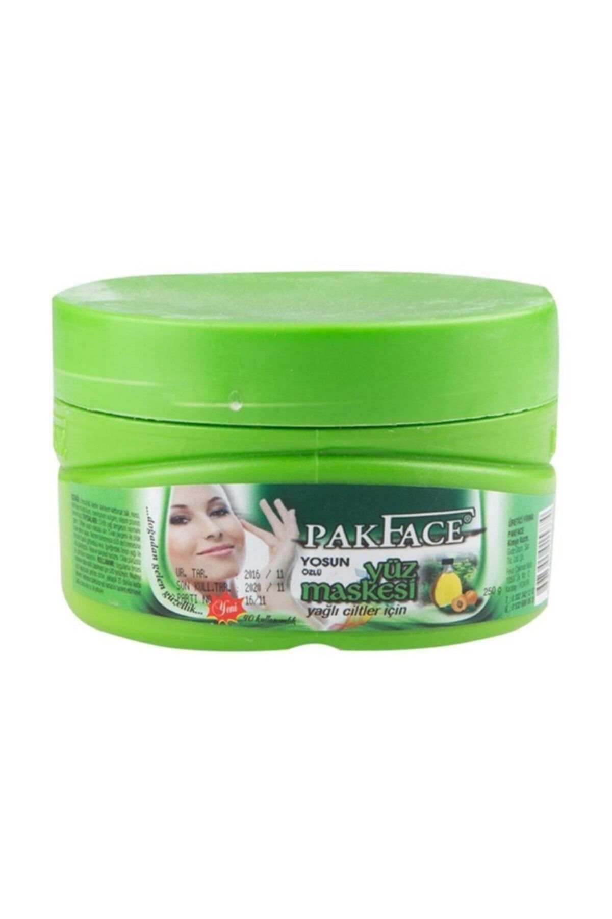 Pakface Yosun Özlü Kil Maskesi 250 ml 40 Kullanımlık