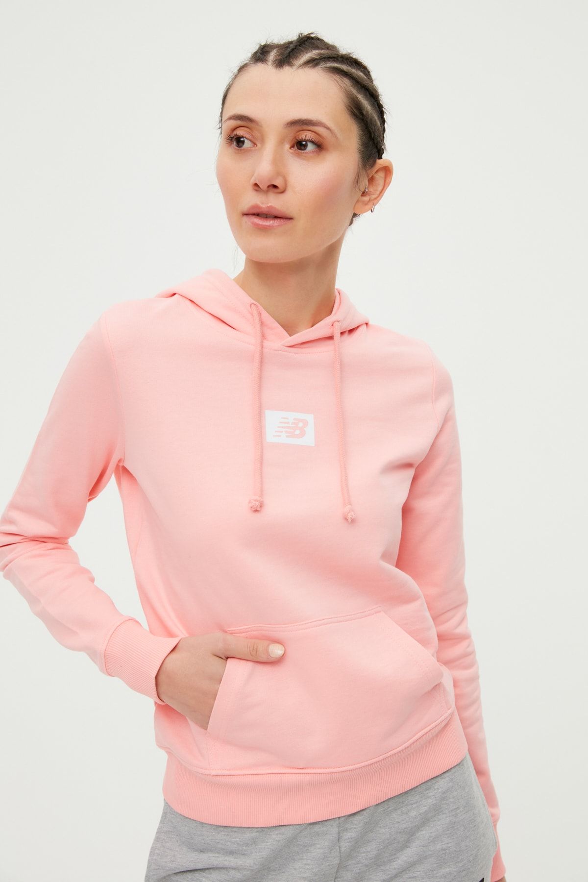 New Balance Kadın Sweatshirt - V-WTH804-FJI